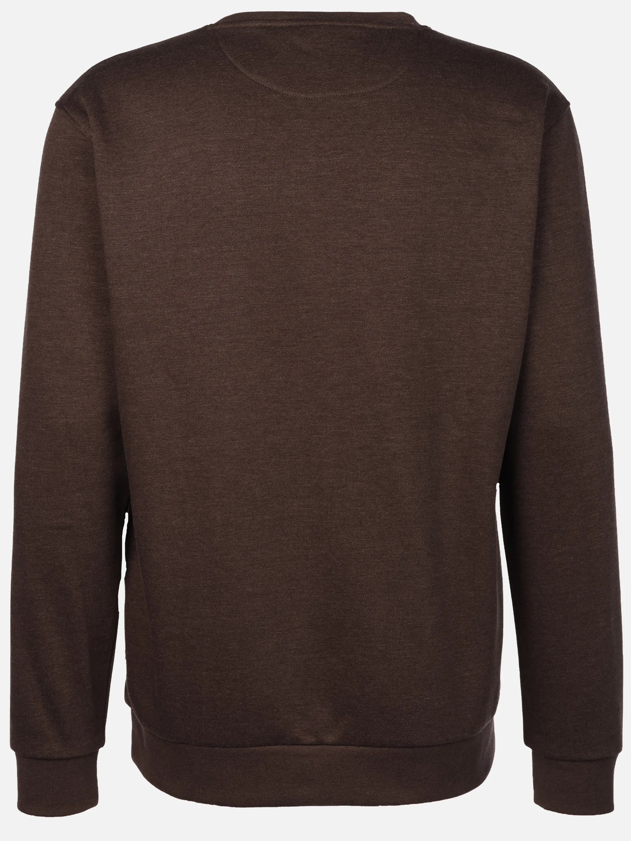 Jim Spencer He. Sweatshirt uni seasonal Braun 919313 SCHOKO MEL 2