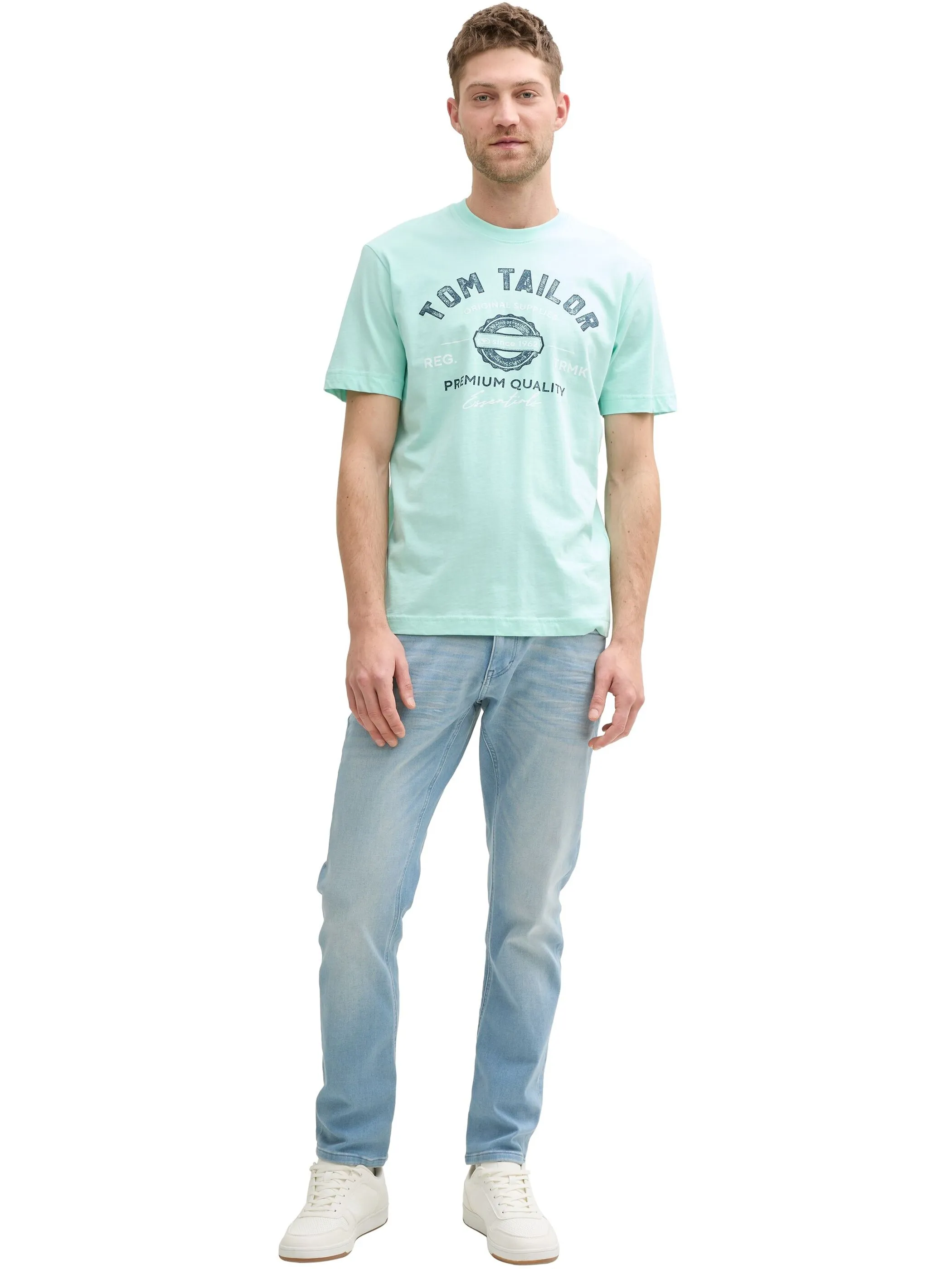 Tom Tailor 1037735 NOS logo tee Grün 884276 37105 5