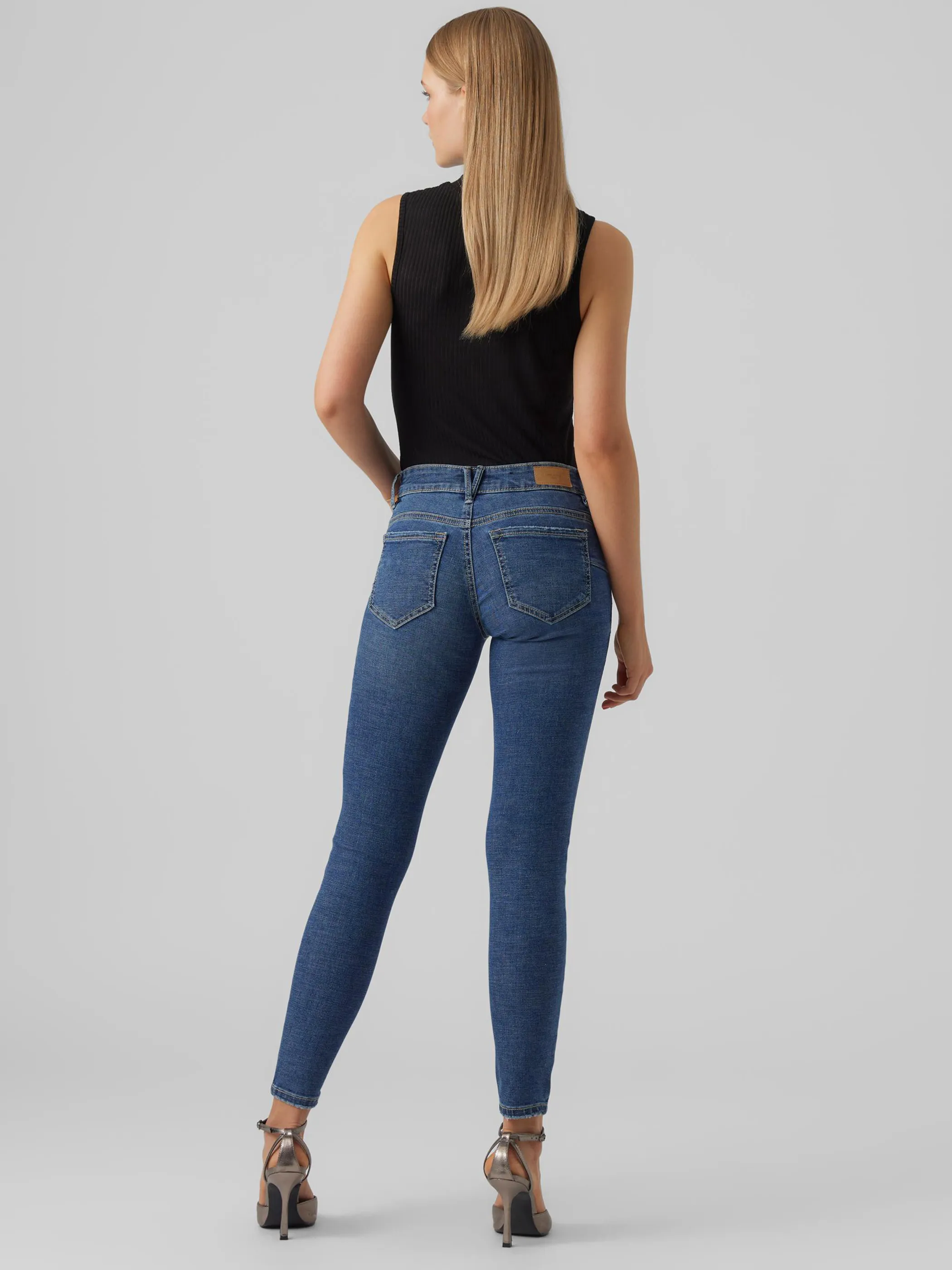 Vero Moda 10279952 VMROBYN LR SKINNY PUS Blau 873842 178001 4 Vero Moda 10279952 VMROBYN LR SKINNY PUS Blau 873842 178001 4