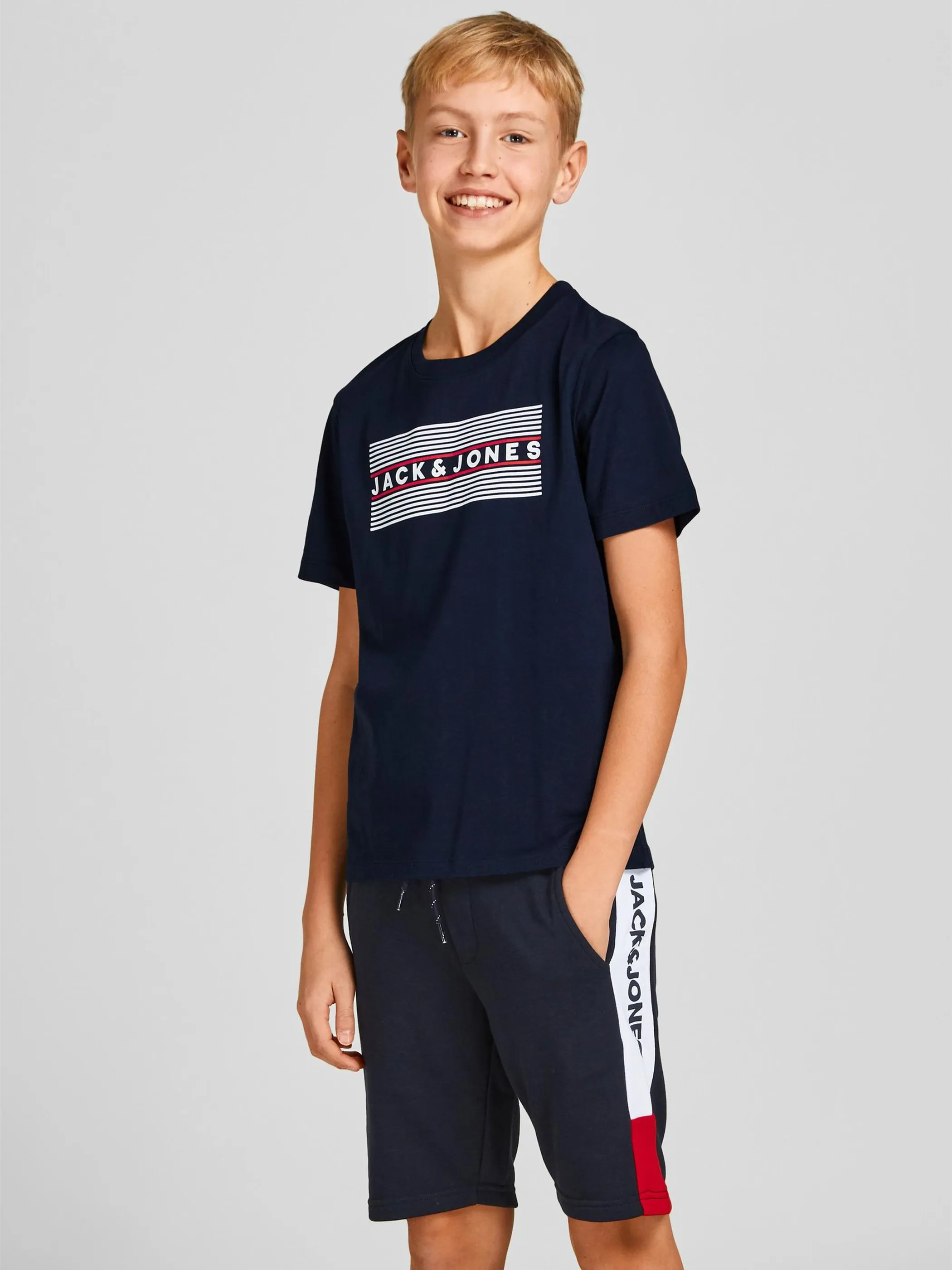 Jack&Jones Junior 12152730 JJECORP LOGO TEE SS C Blau 848088 175876006 5