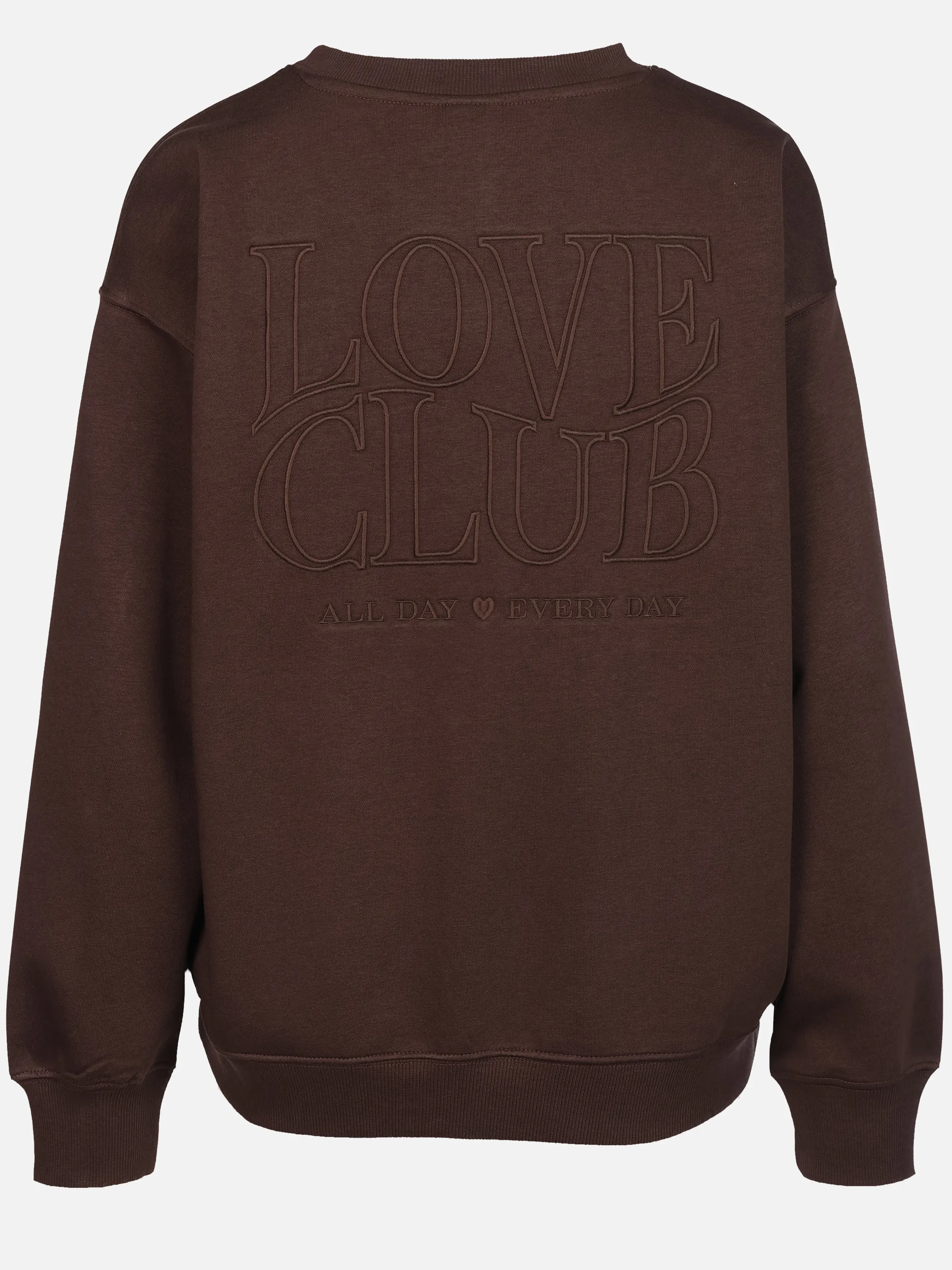 Sure Da. Sweatshirt m. Stickerei Braun 928160 JAVA 2