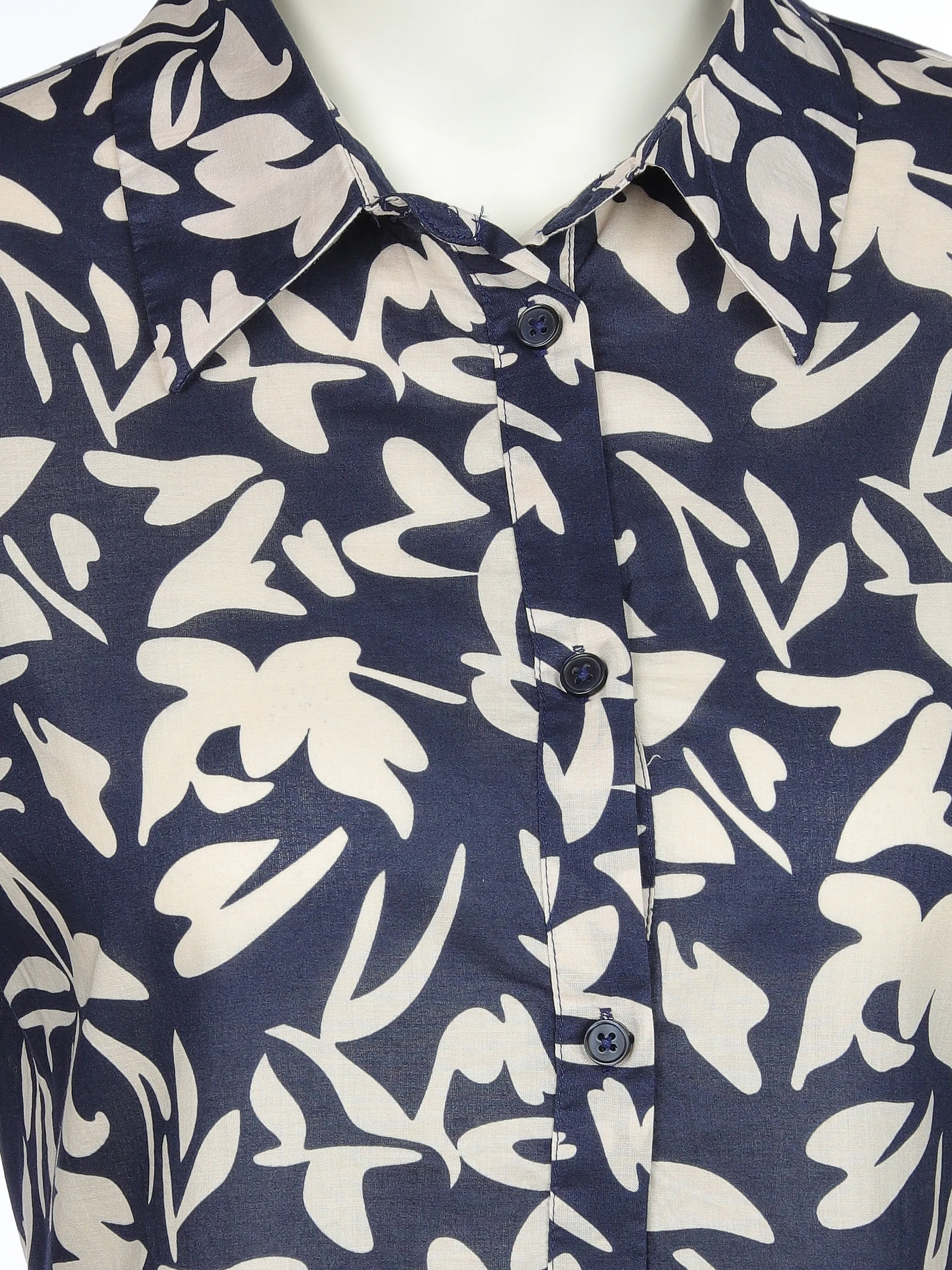 Lisa Tossa Da-Kleid m. Print Marine 905168 NAVY/OFFW 3