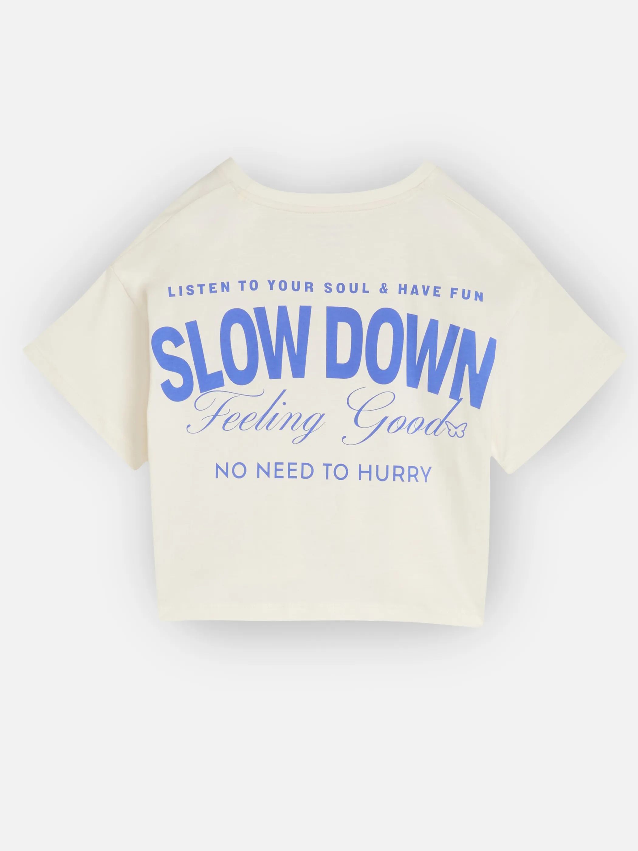 Tom Tailor 1050063 cropped printed t-shirt Weiß 928026 12906 2