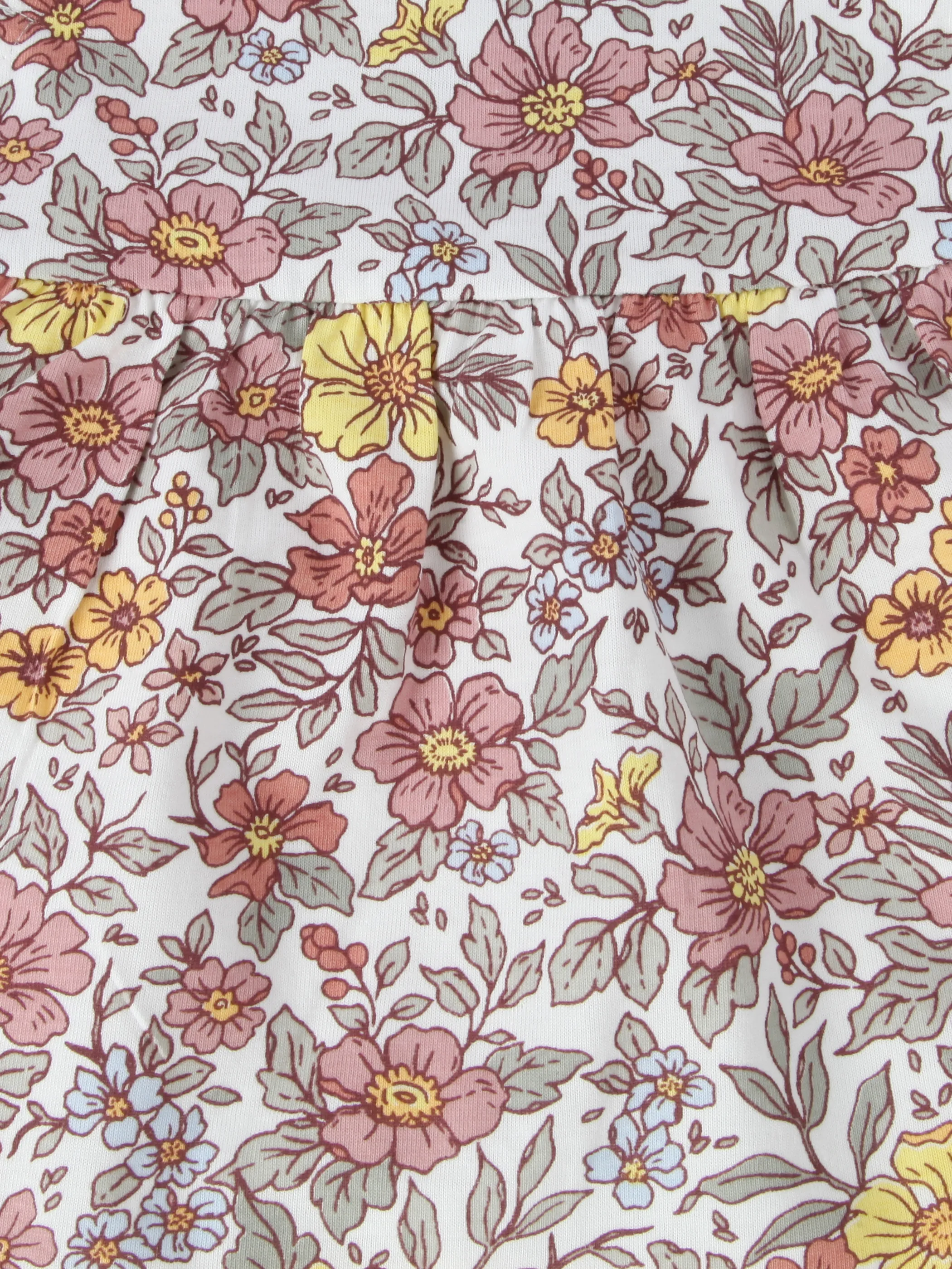 Bubble Gum BG KLeid mit blumen AOP in weiß Weiß 921824 WE 3