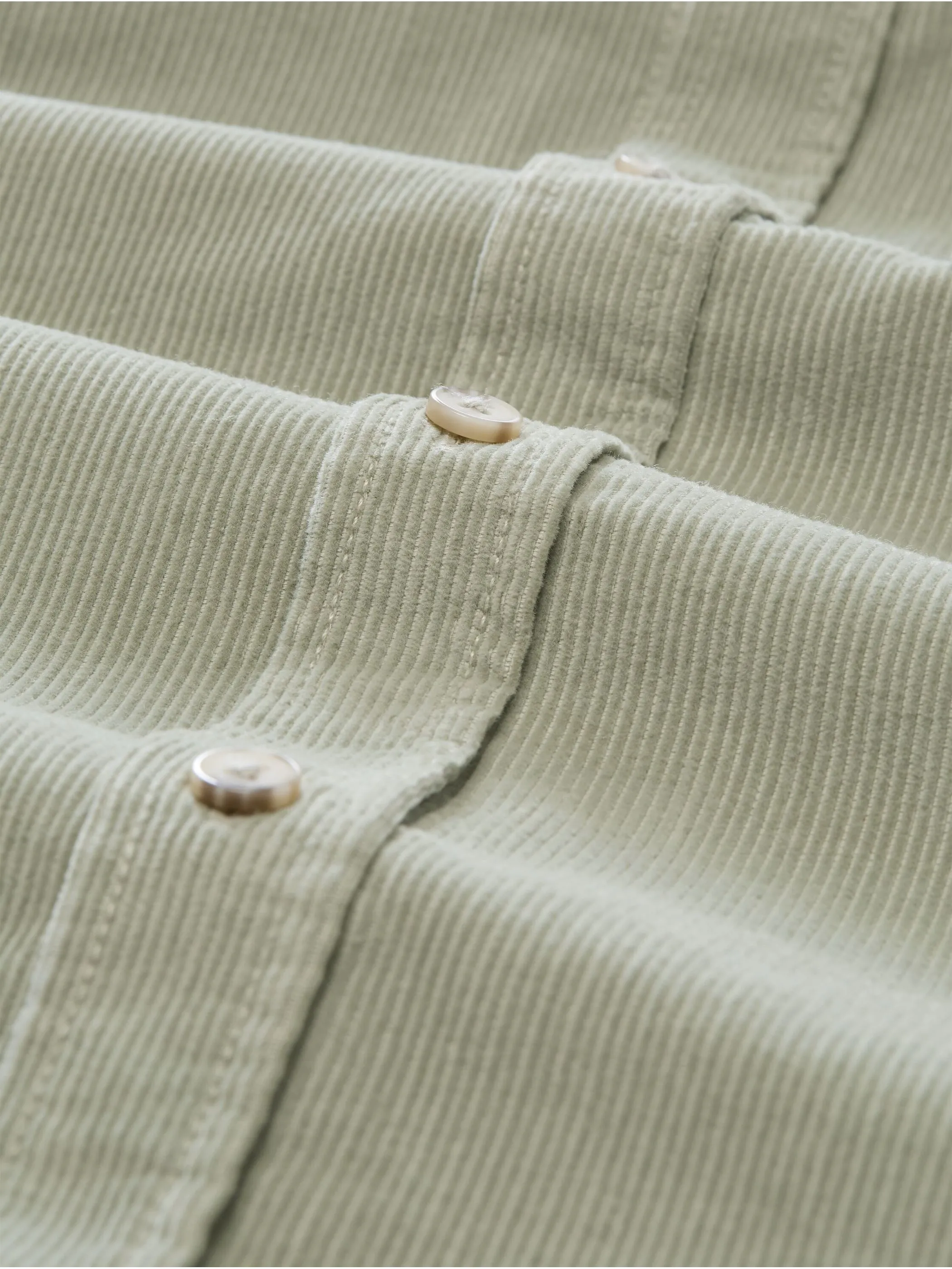 Tom Tailor 1052322 NOS soft corduroy shirt Grün 934244 40582