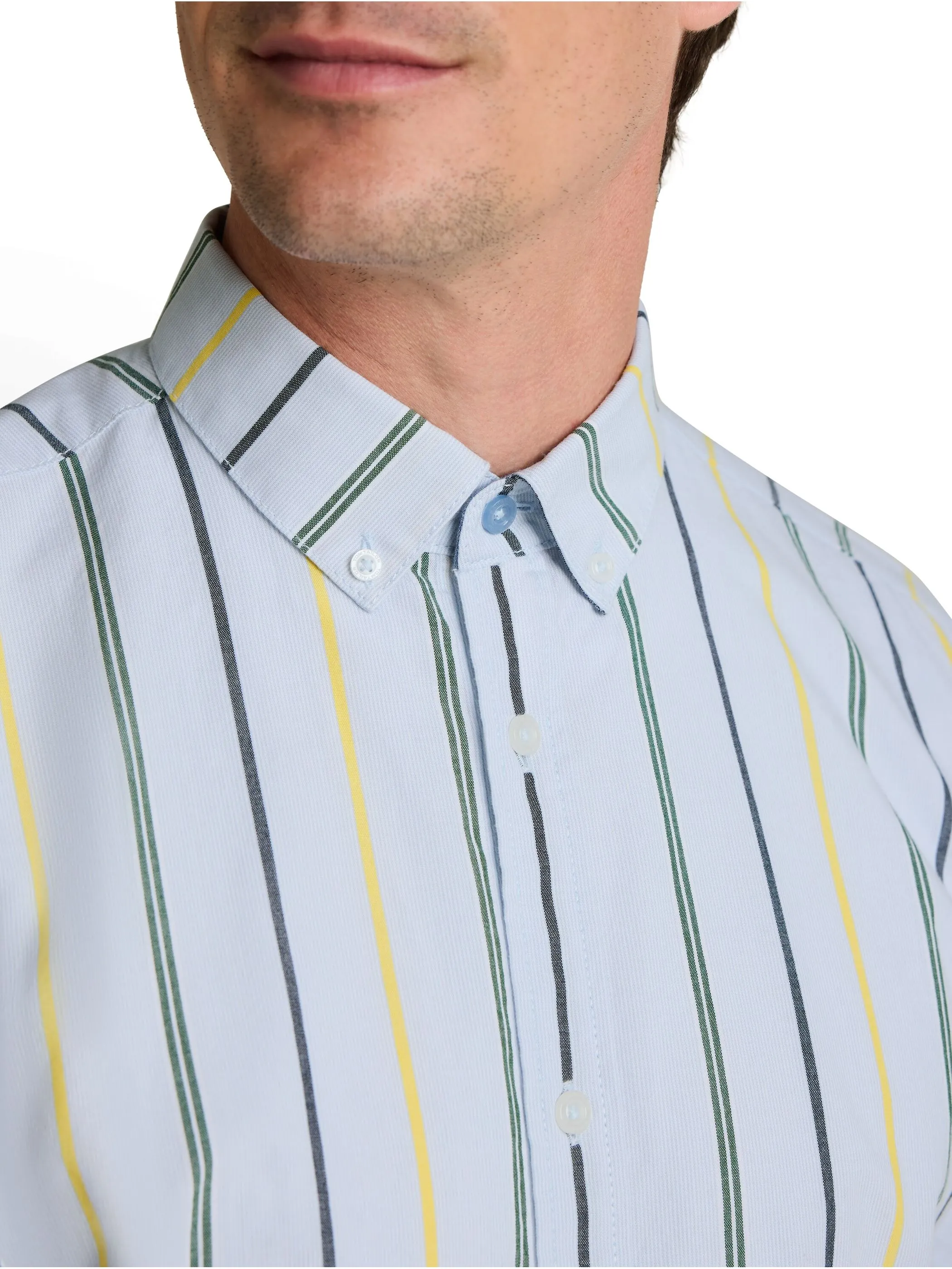 Tom Tailor 1050951 colorful striped oxford shirt Blau 926459 40212 3