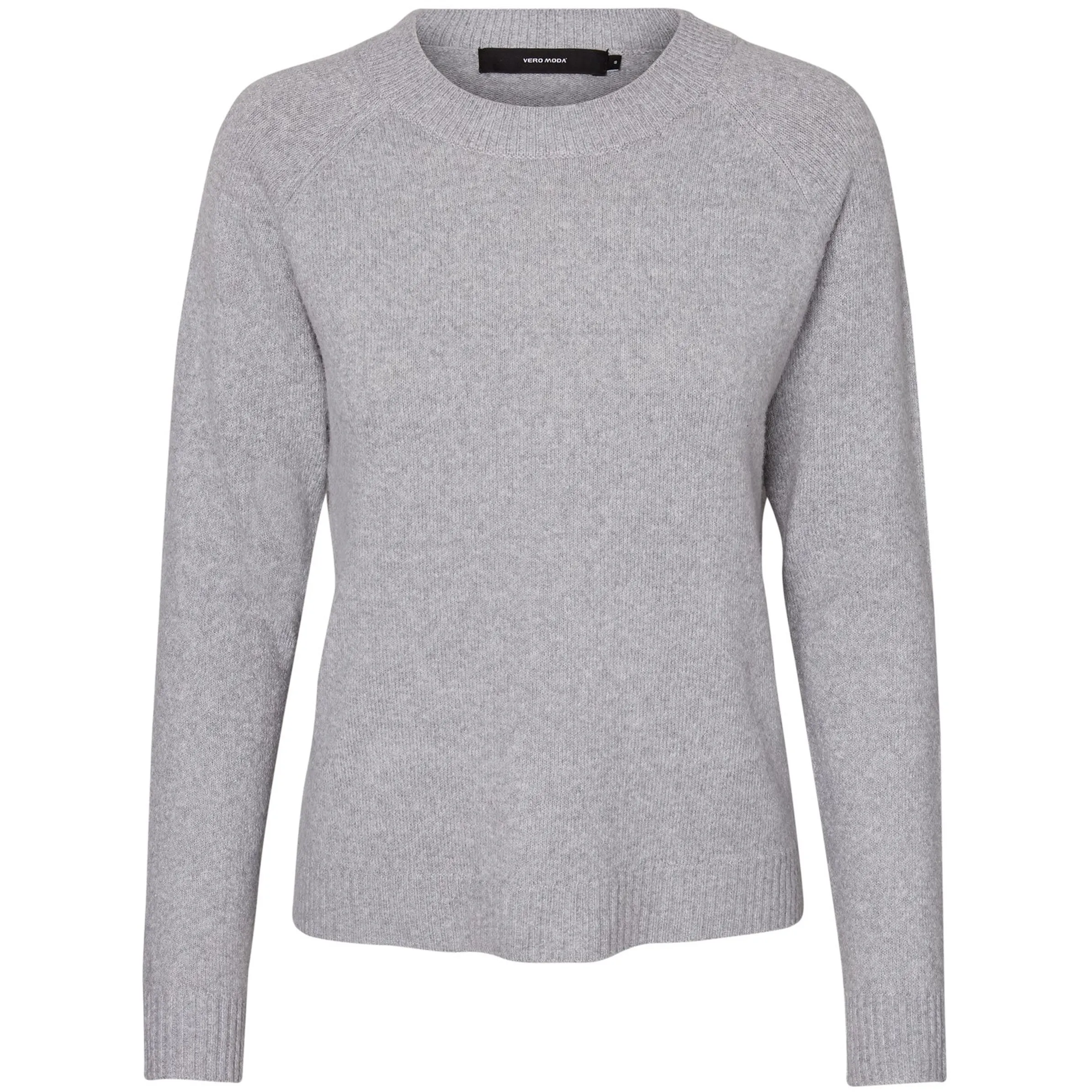 Vero Moda 10201022 VMDOFFY LS O-NECK BLO Grau 790647 178994 1