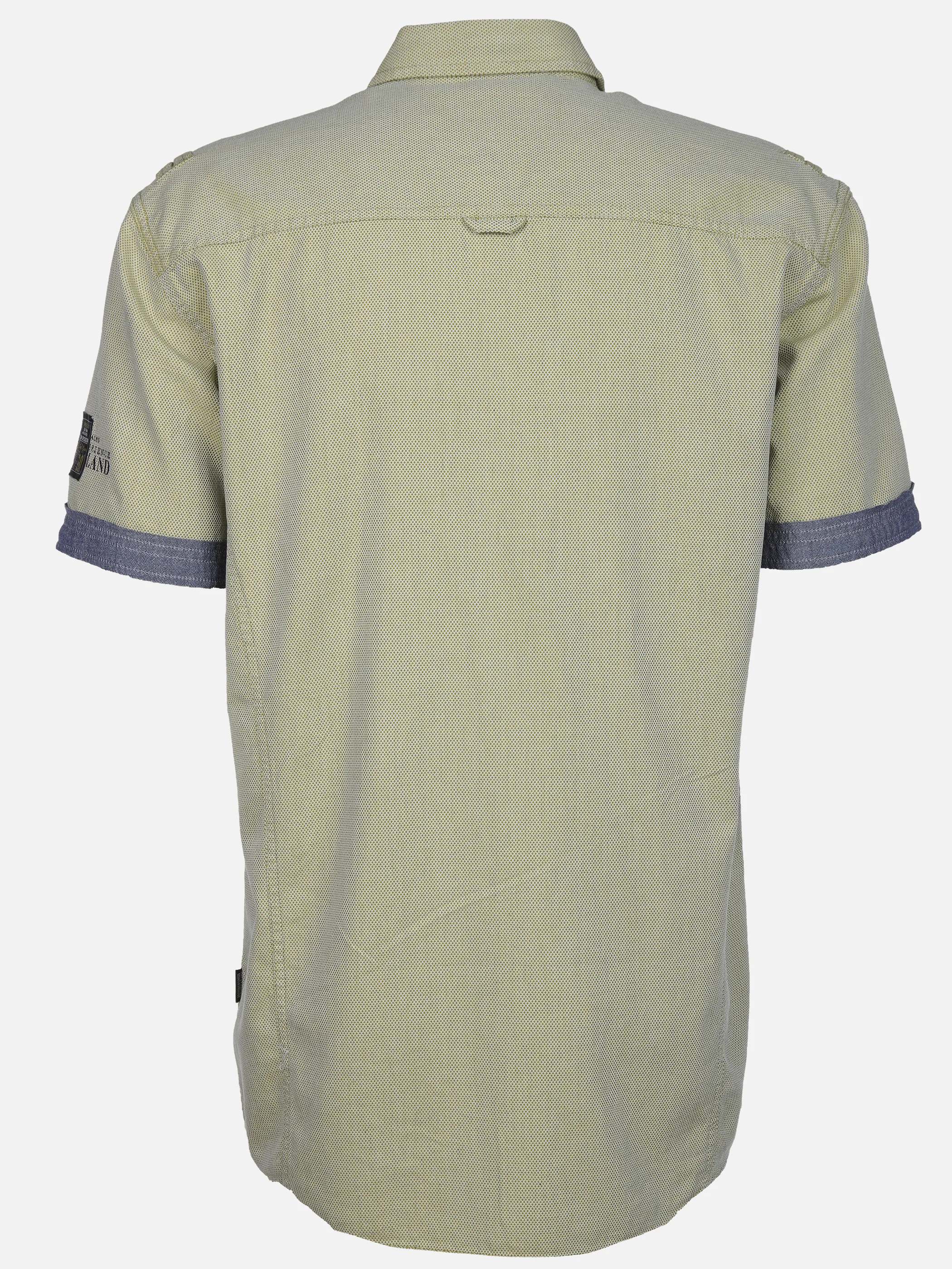 Jim Spencer He. Freizeithemd 1/2 Arm slub Gelb 910899 LEMON 2