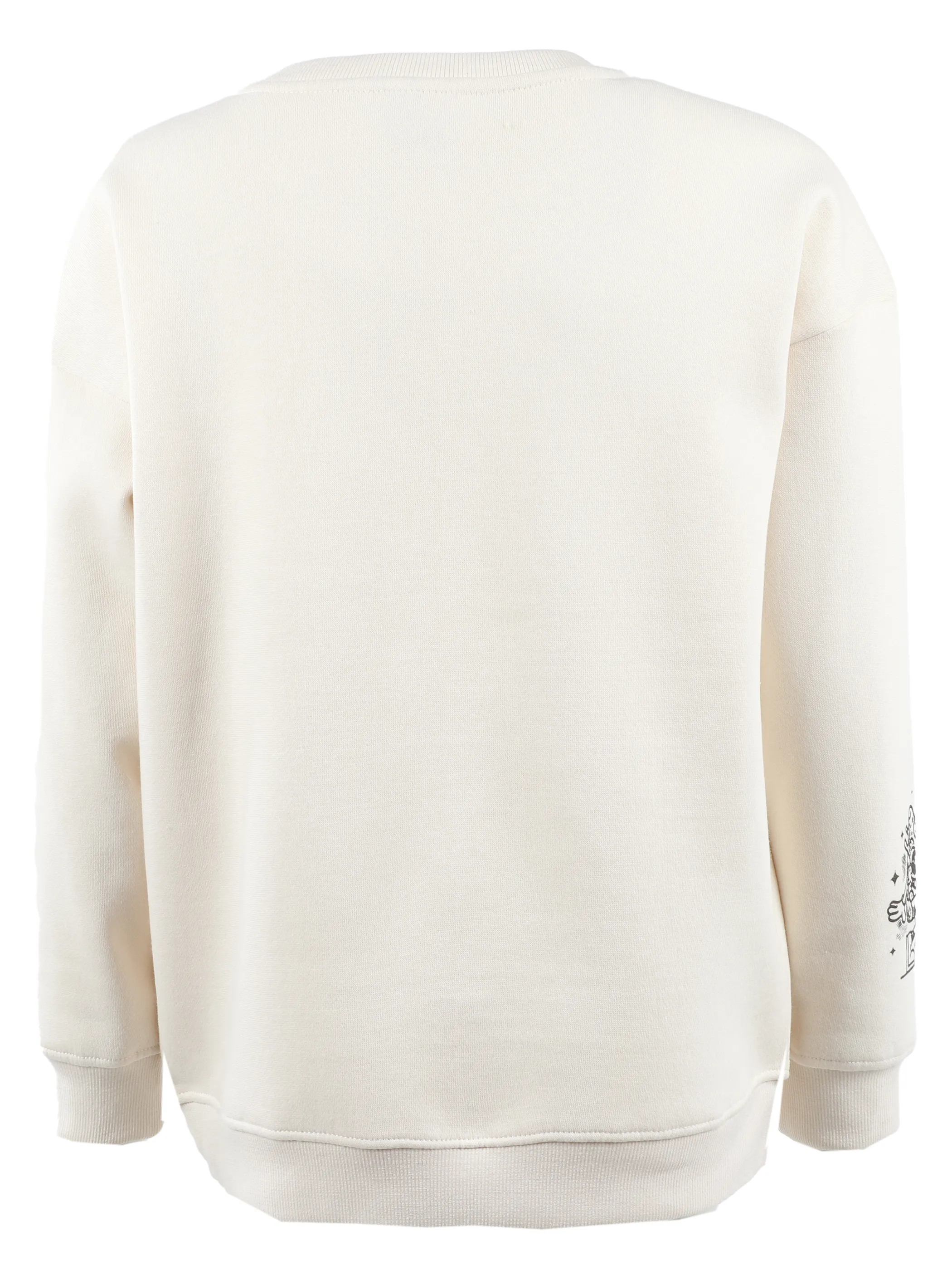 One Way JJ Sweatshirt "Good Pizza for good Mood" in beige Beige 916224 BEIGE 2