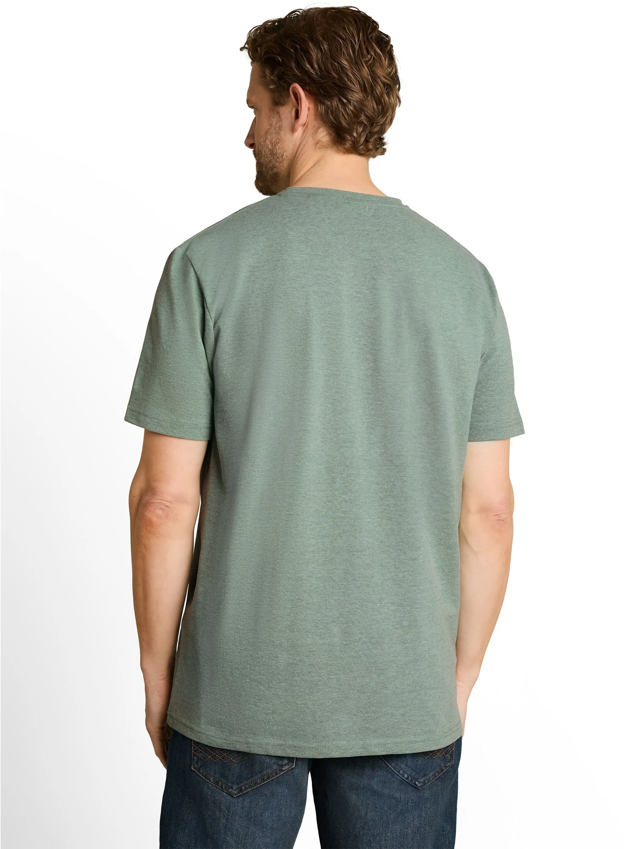 Tom Tailor 1052170 pique t-shirt Grün 926461 15593 2