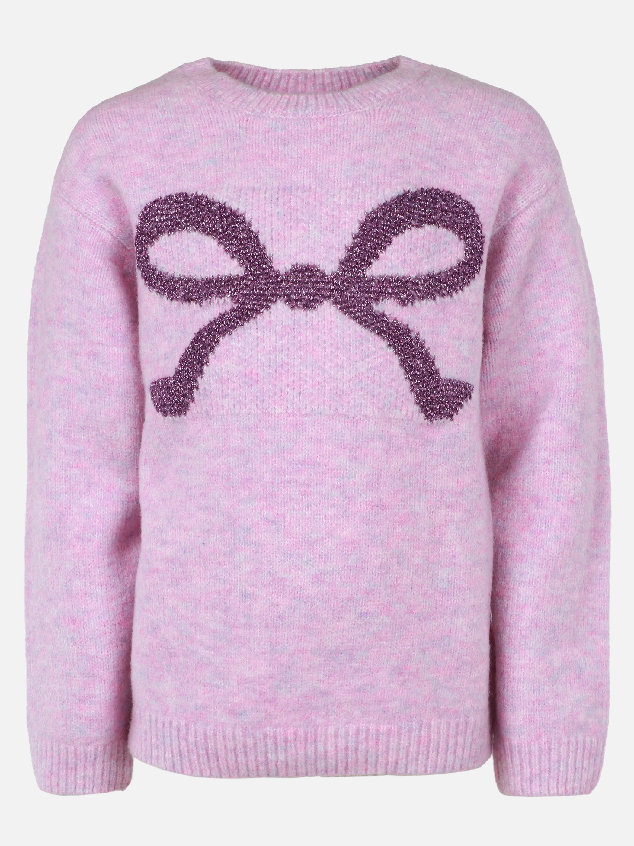 One Way KM Strickpullover mit Schleifen FP in rosa Pink 932163 PINK 1
