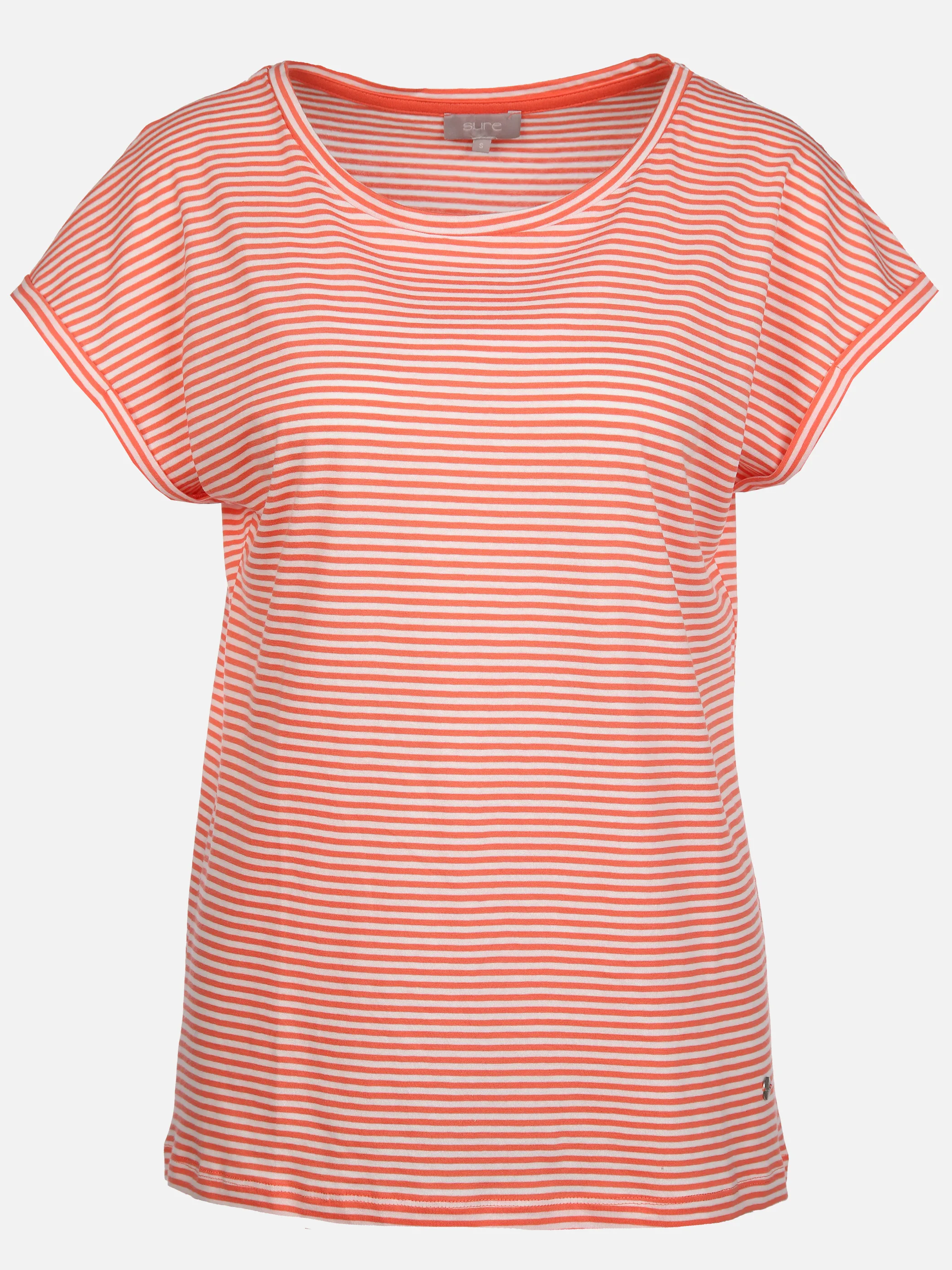 Sure Da-T-Shirt getsreift Orange 890101 PAPAYAOFF 1