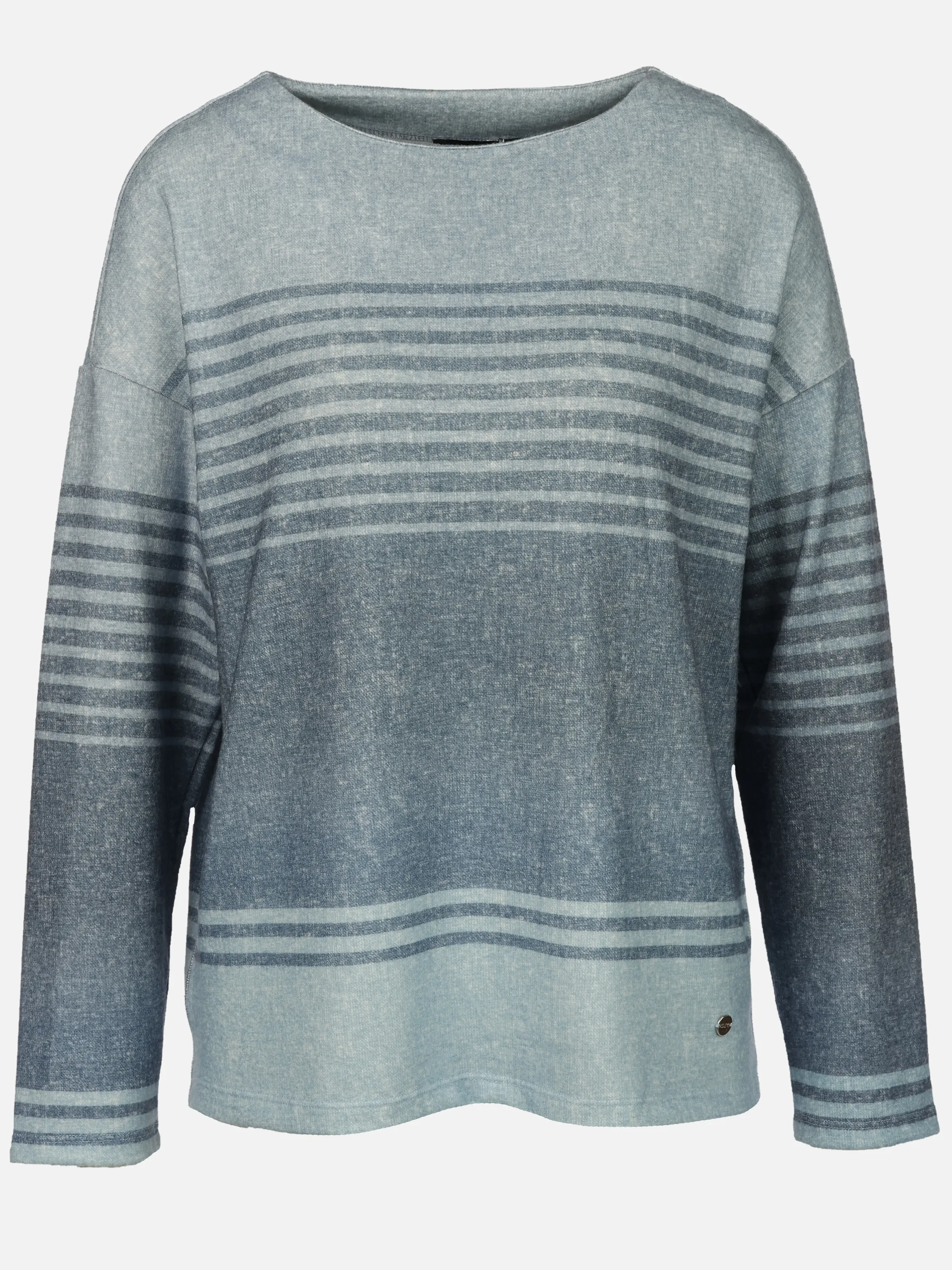 Sure Da-Rapport-Ringel-Print Shirt Blau 919453 BLUE 1
