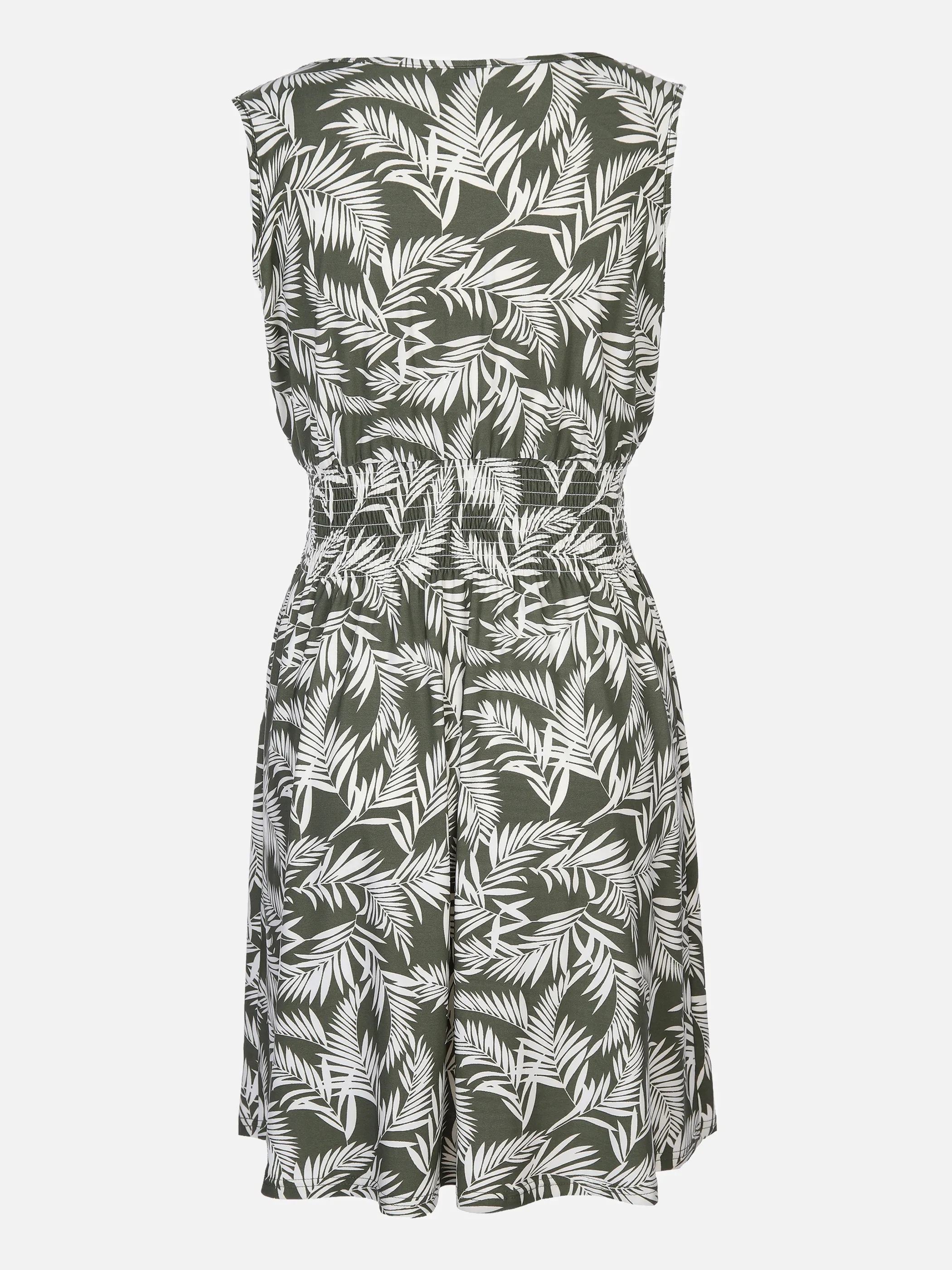 Sure Da-Alloverdruck-Kleid 1/2 Arm Grün 851885 OLIVE PALM 2
