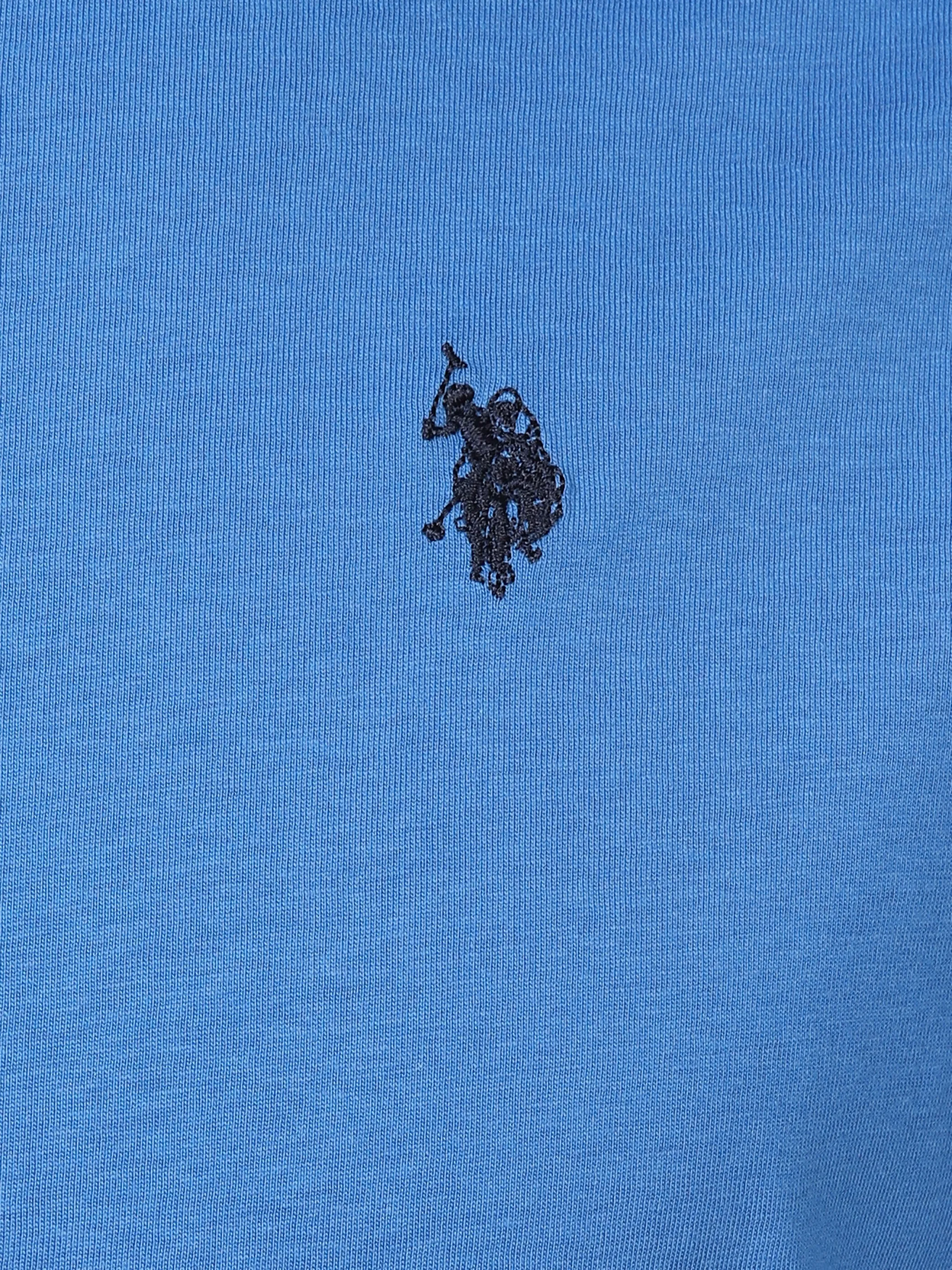 U.S. Polo Assn. He. T-Shirt 1/2 Arm Logostickerei Blau 882065 BLUE 3 U.S. Polo Assn. He. T-Shirt 1/2 Arm Logostickerei Blau 882065 BLUE 3