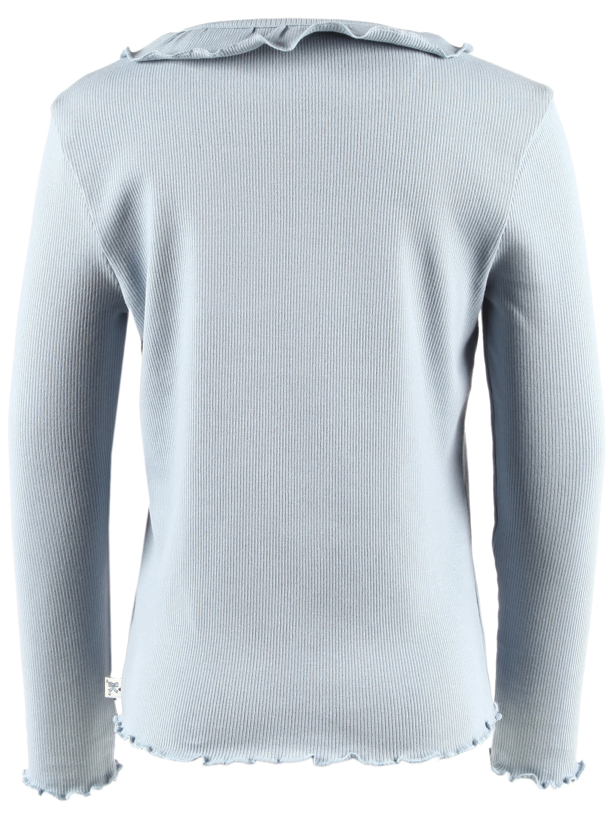 One Way KM 2er Pack Longsleeve mit Volantkragen Blau 916162 BLAUWEIß 2