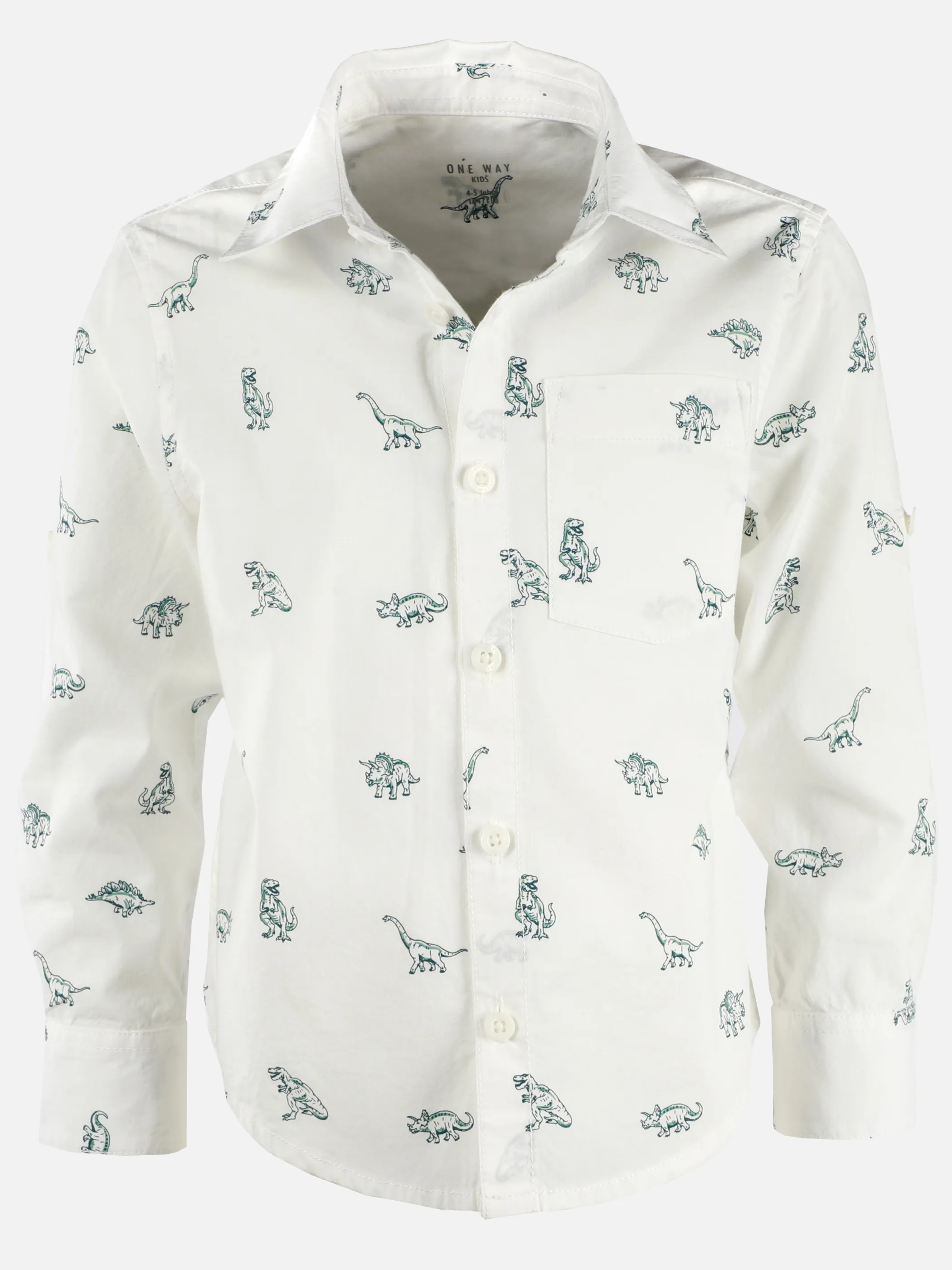 One Way KJ Hemd mit Dino AOP in beige Beige 913438 BEIGE 1 One Way KJ Hemd mit Dino AOP in beige Beige 913438 BEIGE 1