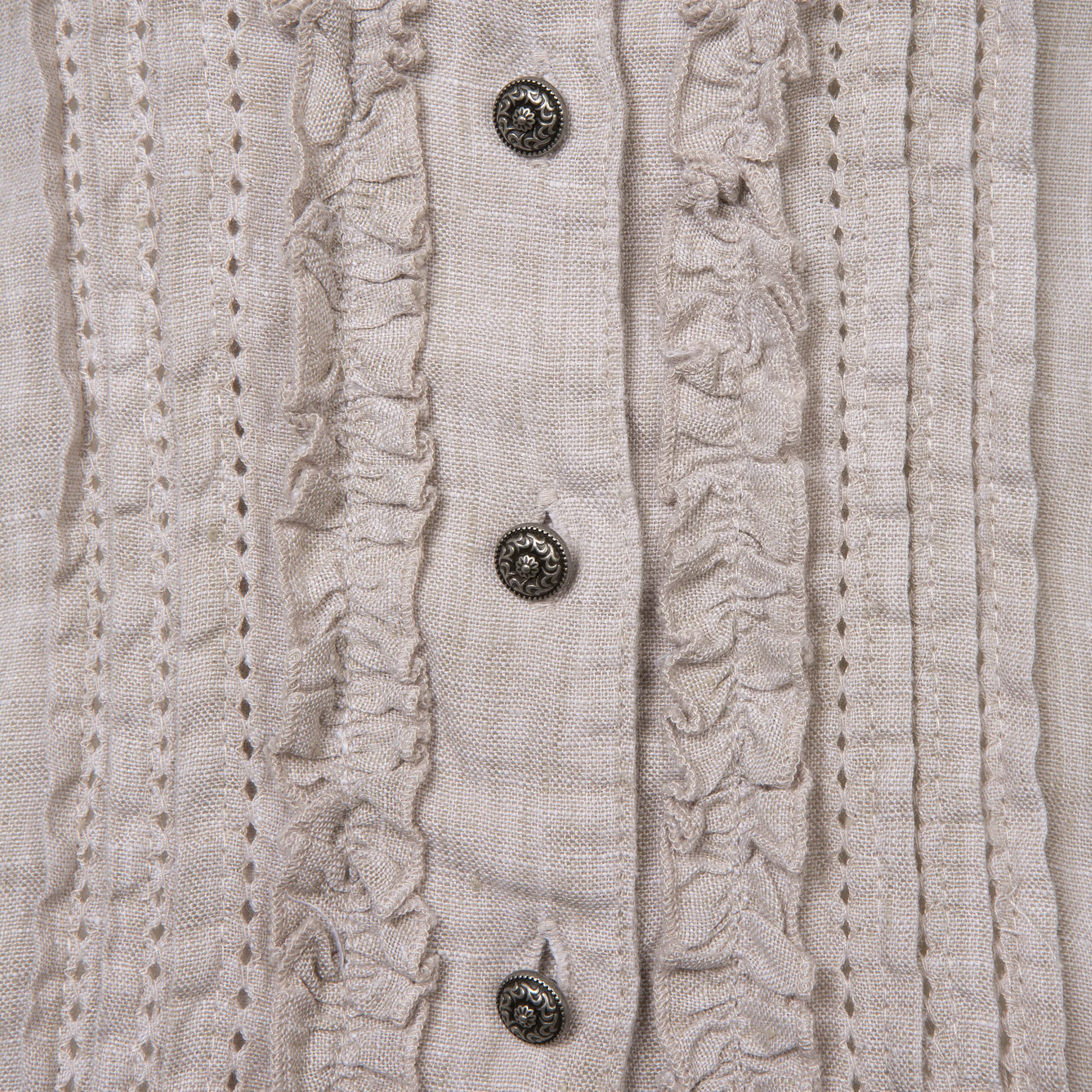 Brandl Tracht Da-Trachten Leinenbluse Braun 812681 SAND 3 Brandl Tracht Da-Trachten Leinenbluse Braun 812681 SAND 3