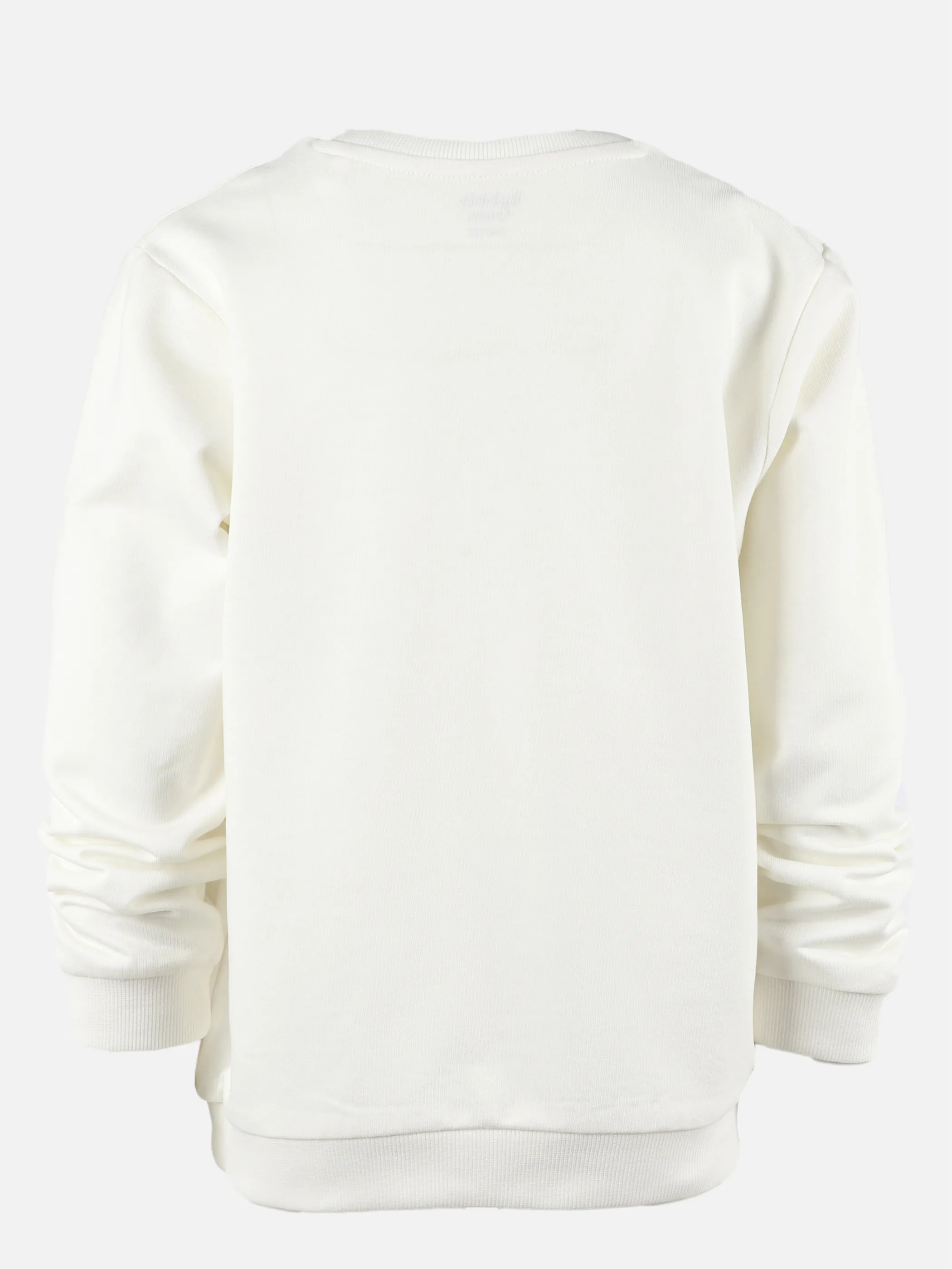 Bubble Gum KM Sweatshirt mit Schmetterlinghäkelei in weiß Weiß 907416 WEIß 2