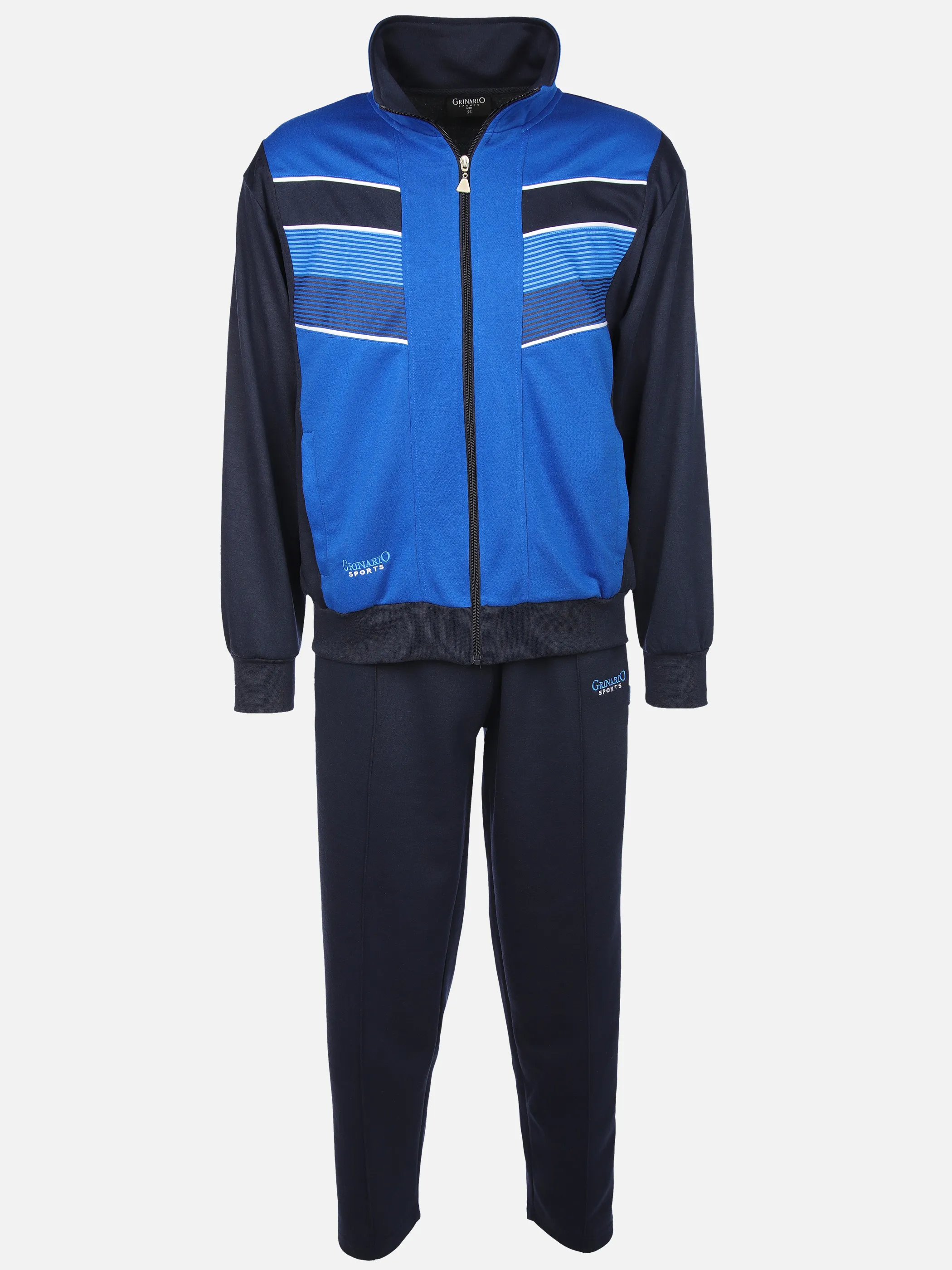 Grinario Sports Herren Kur- Jogginganzug Marine 904419 MARINE 1