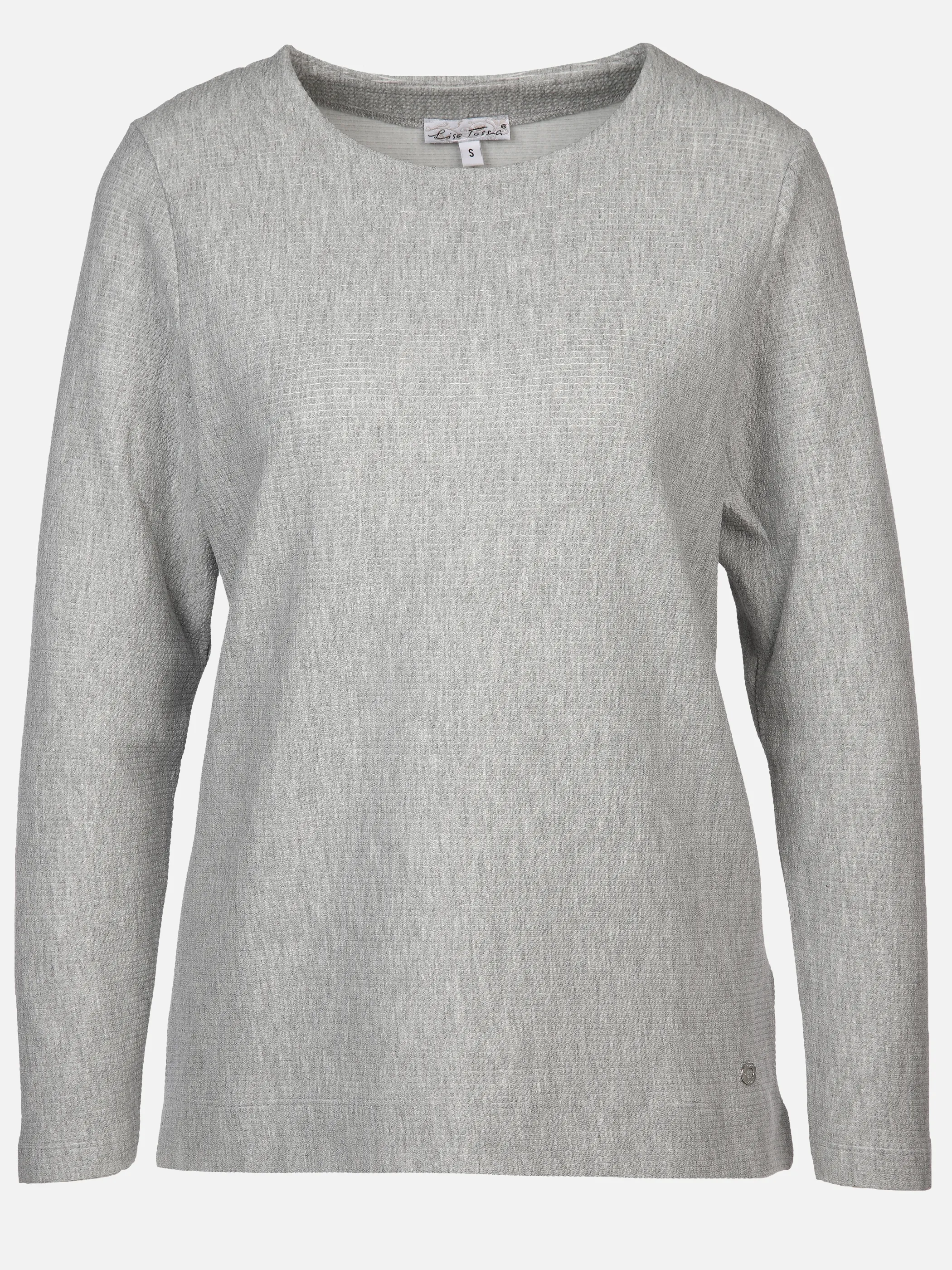 Lisa Tossa Da-Jacquard-Sweatshirt Rundhal Grau 849584 SILVER MEL 1 Lisa Tossa Da-Jacquard-Sweatshirt Rundhal Grau 849584 SILVER MEL 1