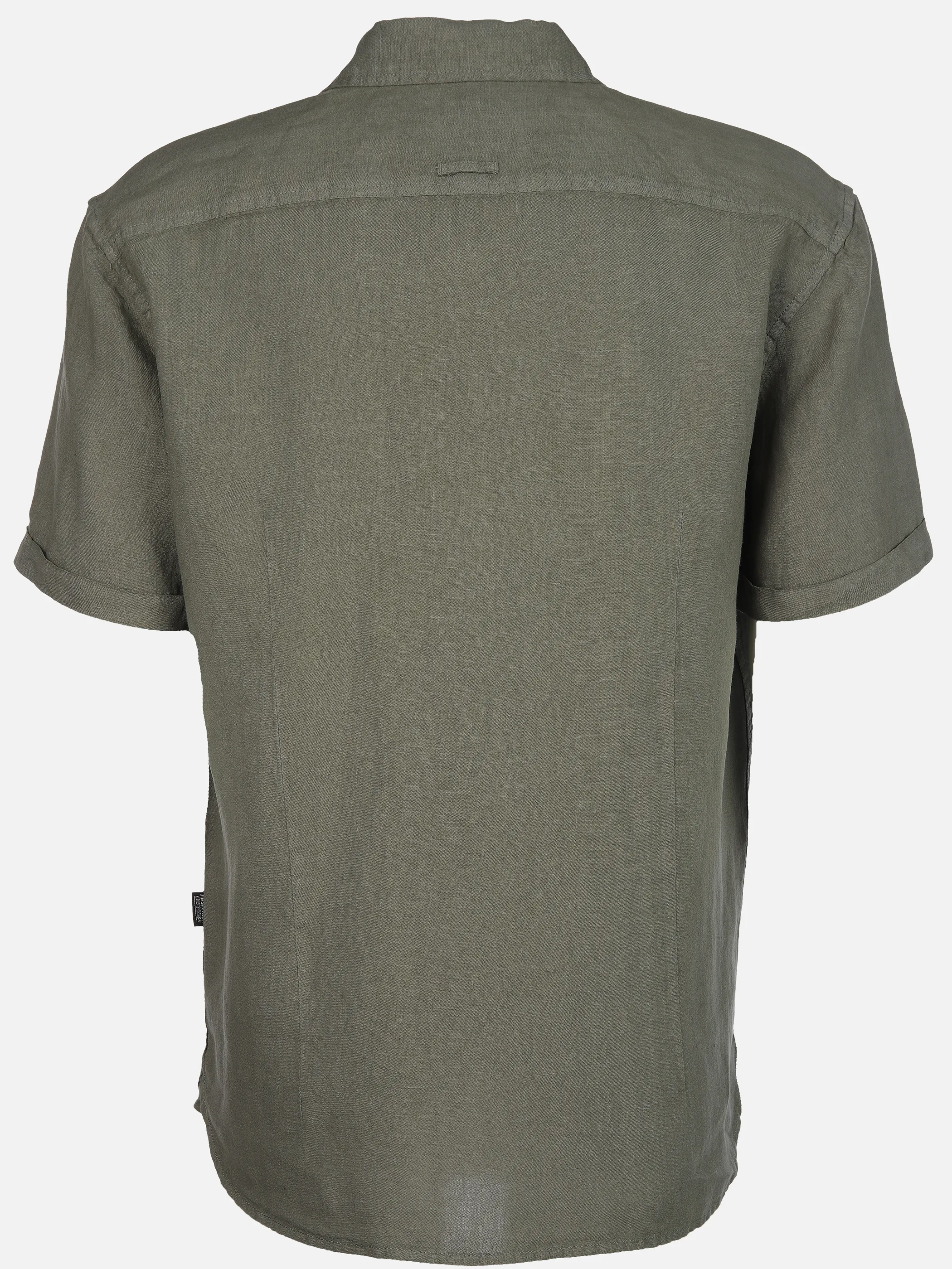 Jim Spencer He. Leinenhemd 1/2 Arm BT Oliv 908754 OLIVE 2