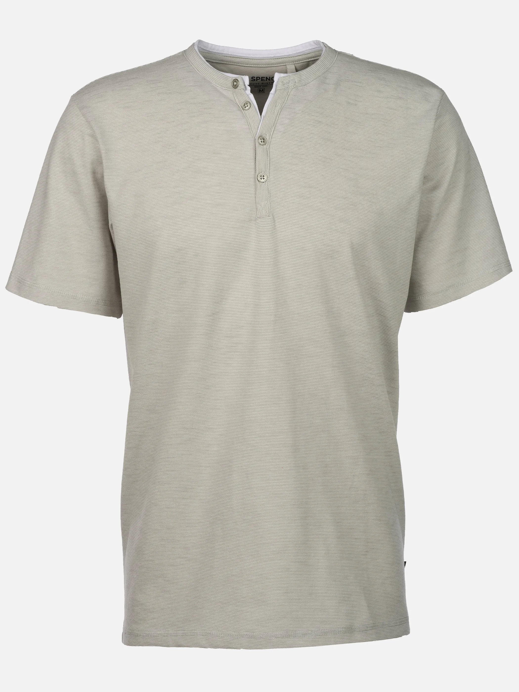 Jim Spencer He. Henleyshirt 1/2 Arm grindle Grau 922459 GREY 1