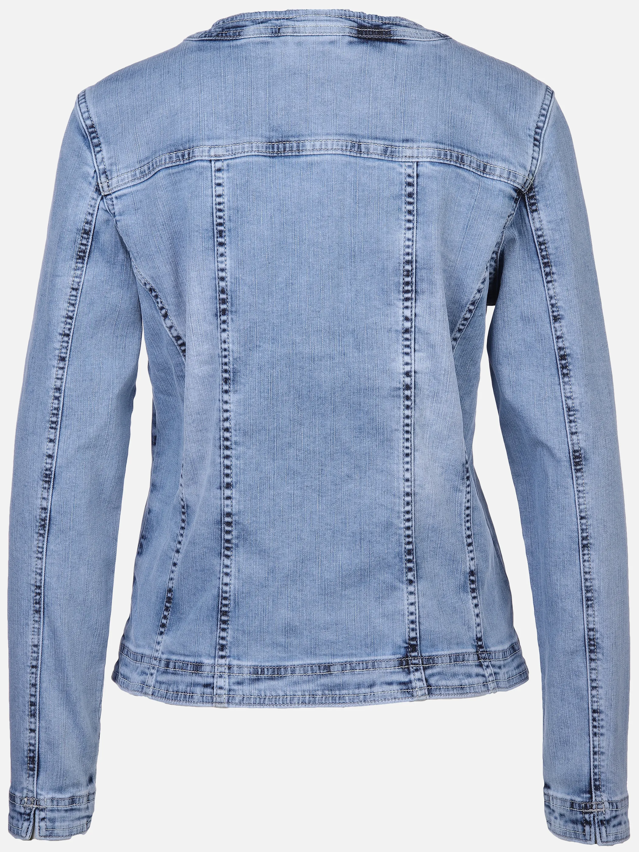 Damen Jeansjacke mit Waschung 44 894660-lightblue-5