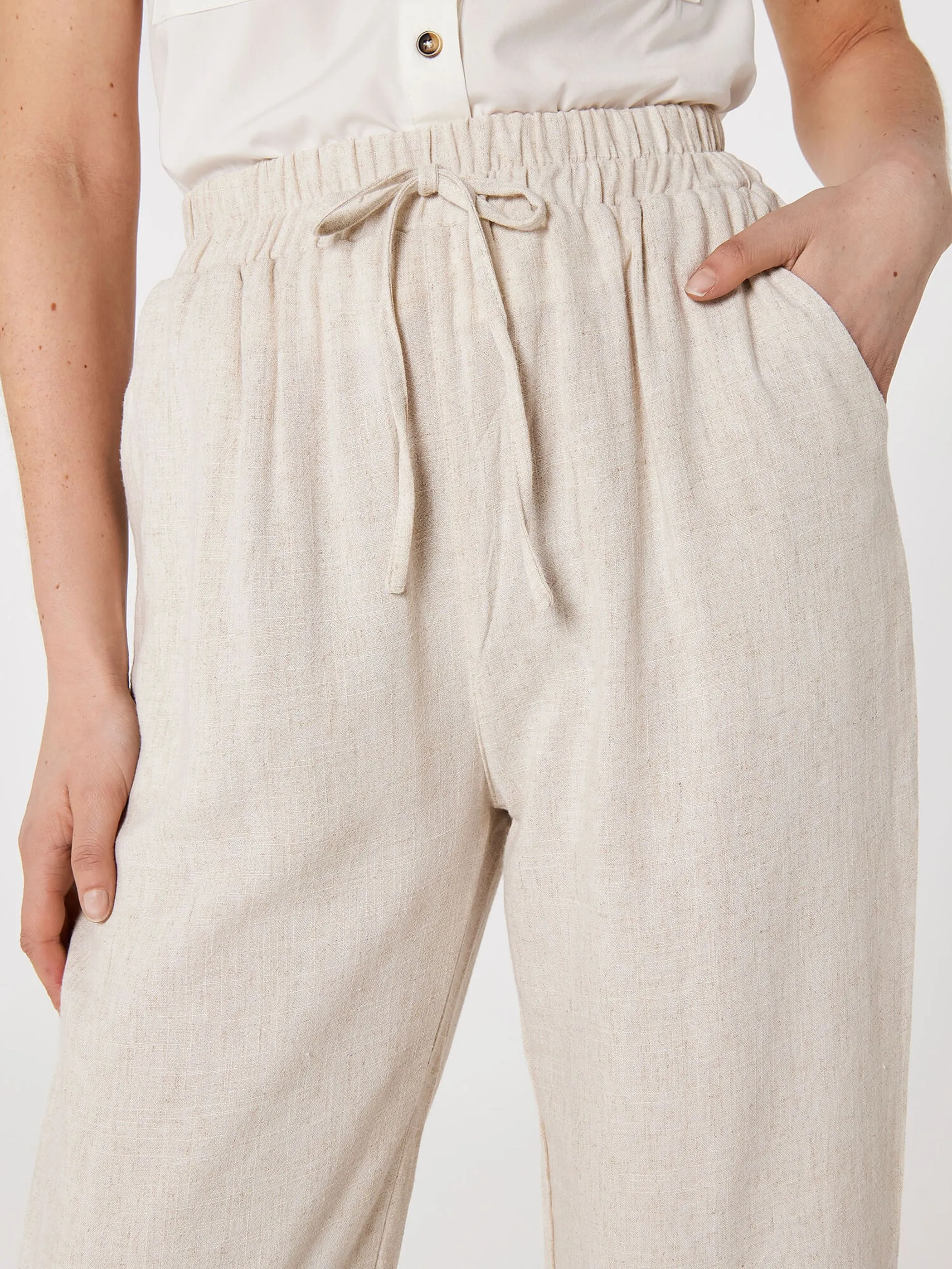 Apricot 713017 Apricot Pkts Linen Mix Beige 919510 STO 3