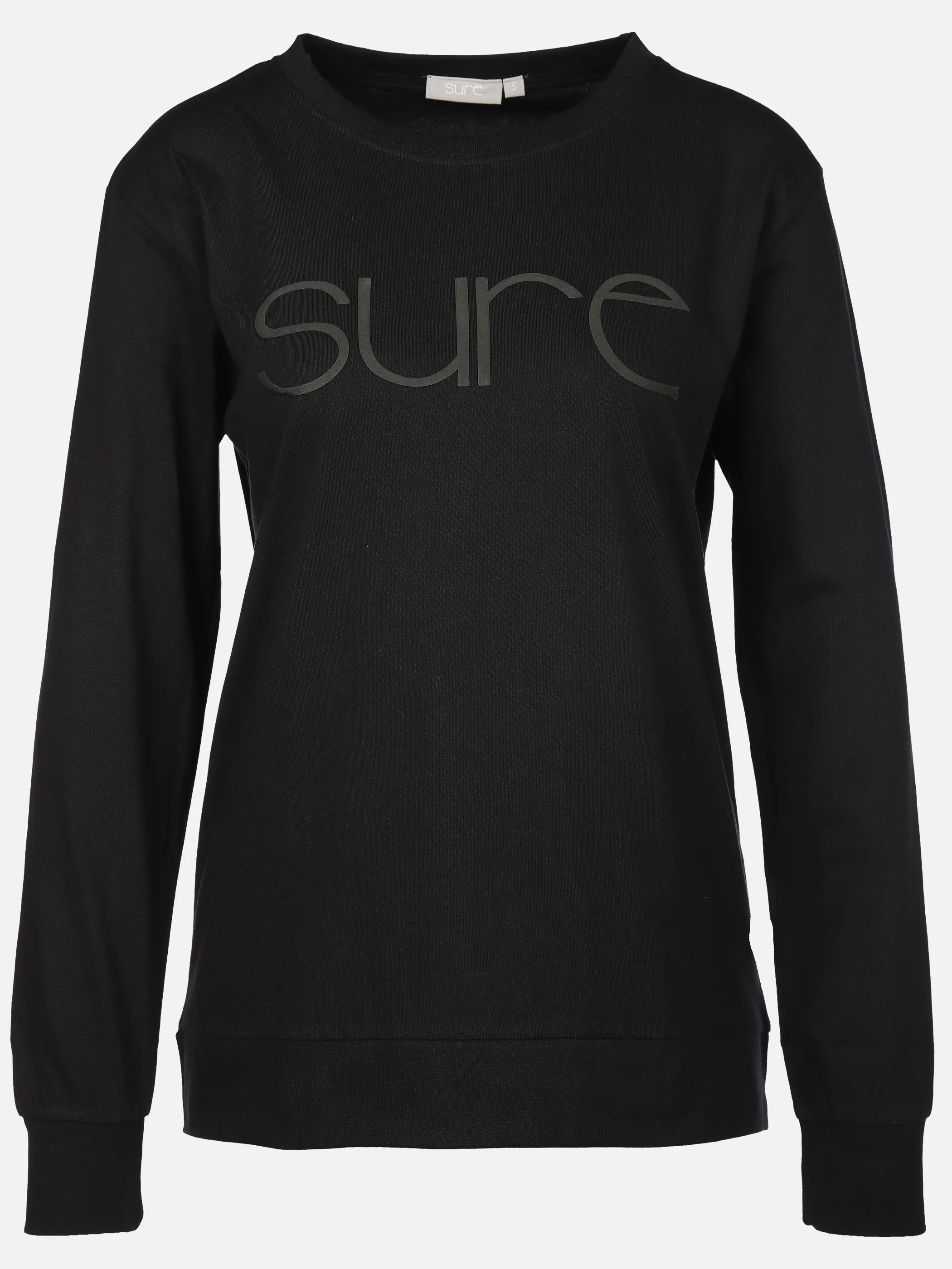 Sure Da. Schlafanzugoberteil Sweats Schwarz 913591 SCHWARZ 1