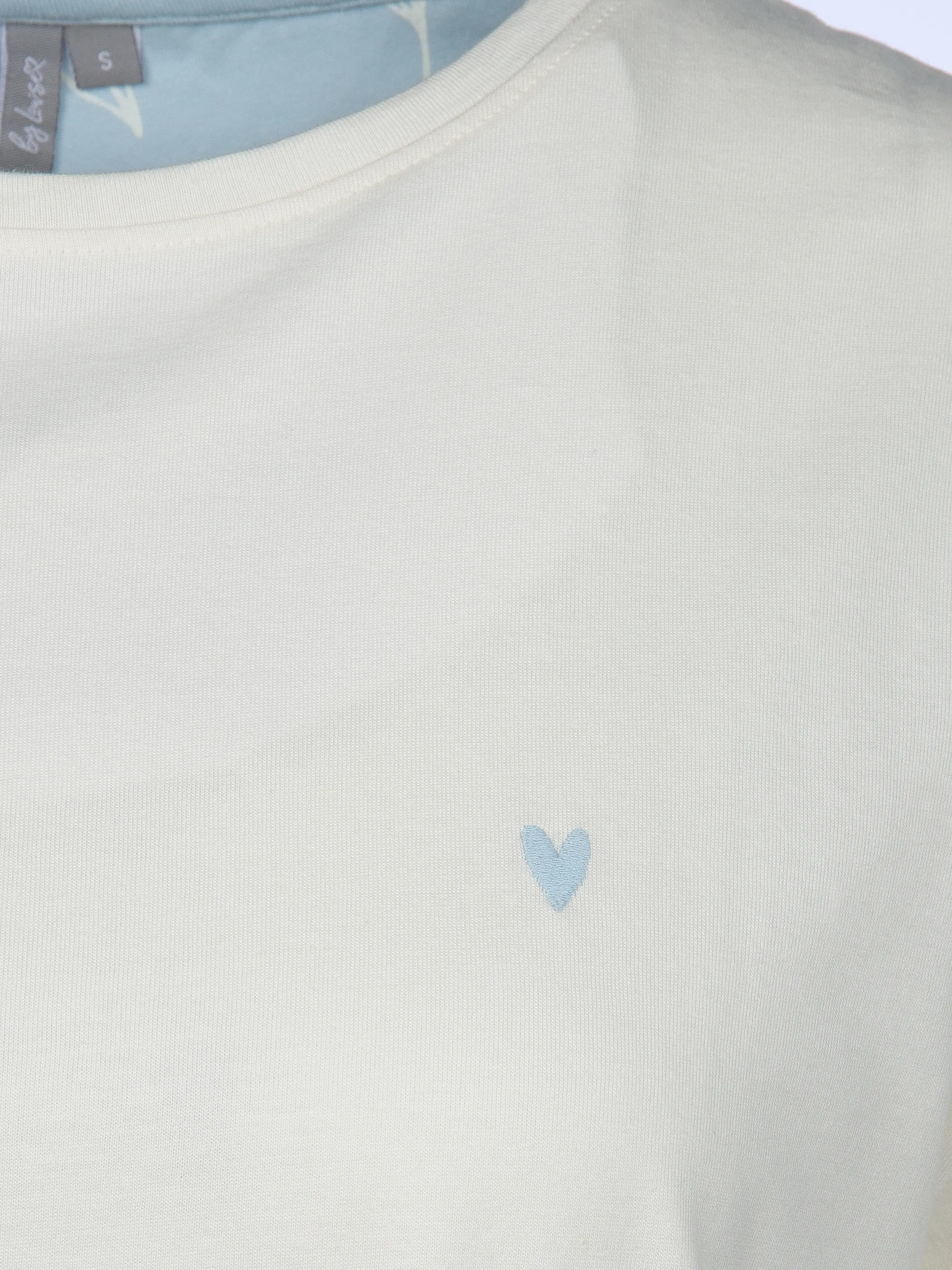 byLouise Da. Schlafshirt uni Weiß 906745 ECRU 3