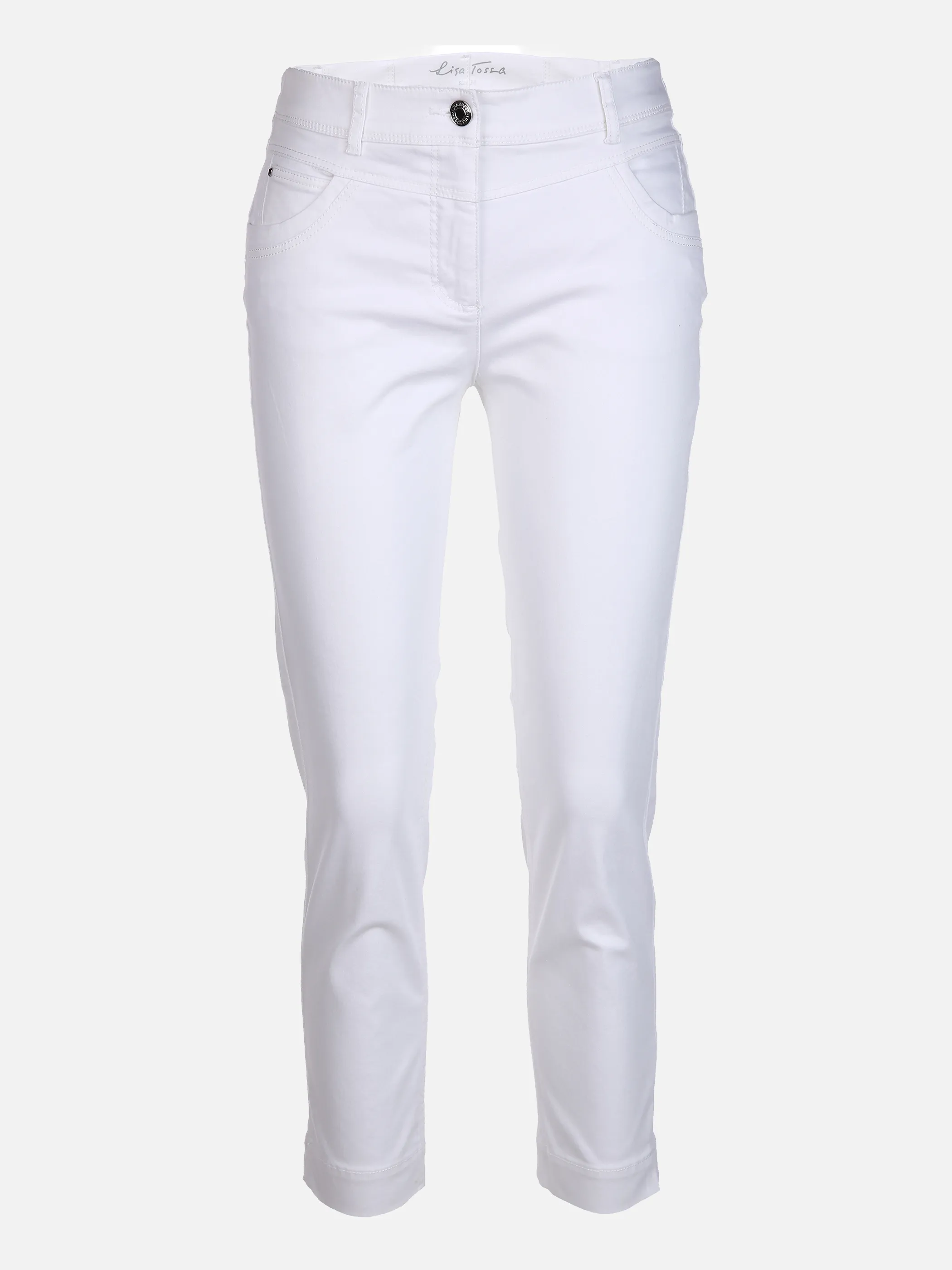 Lisa Tossa Da-Hose 7/8 Länge 5-Pocket-Sty Weiß 852494 WEIß 1