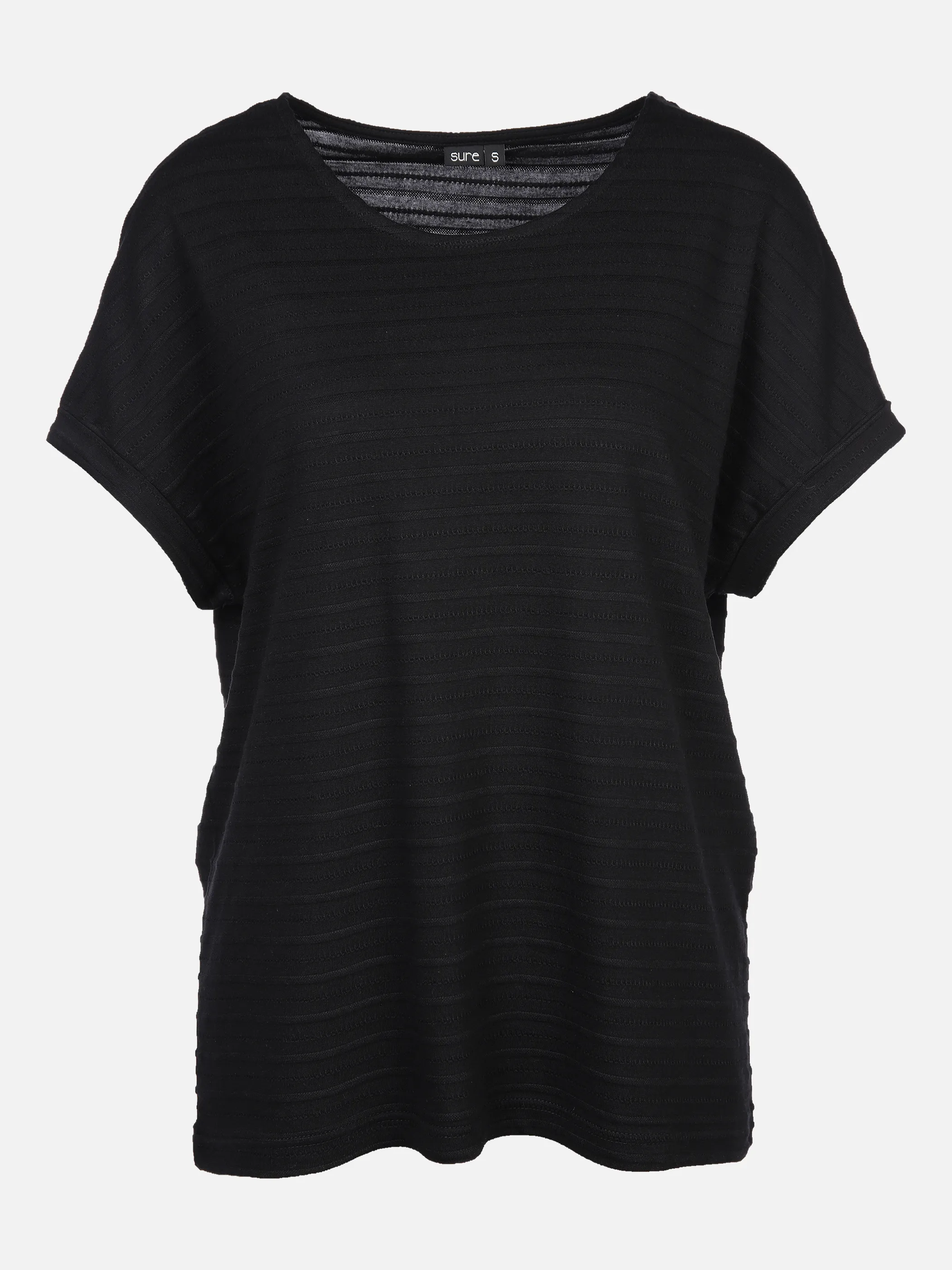 Lisa Tossa Da-Jaquardshirt m. RH Schwarz 886422 SCHWARZ 1