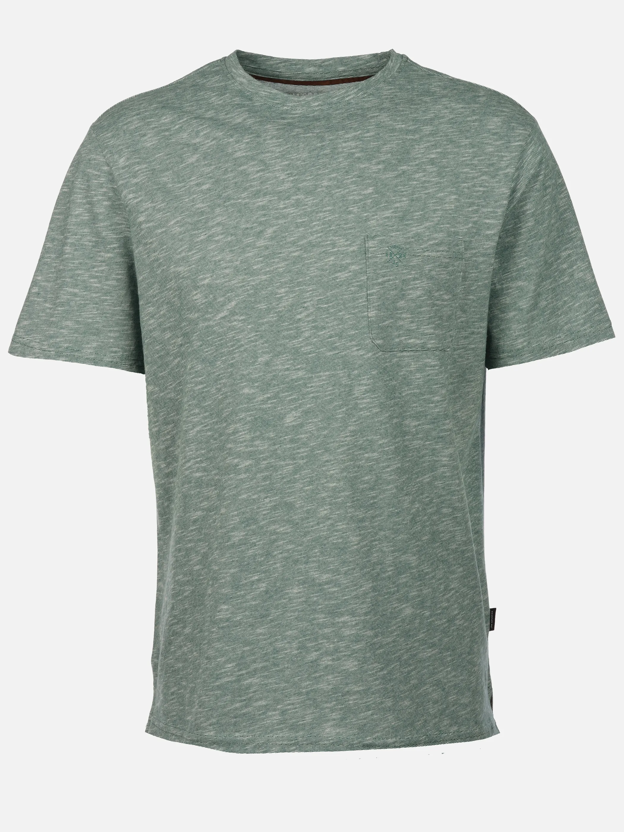 Jim Spencer He. T-Shirt 1/2 Arm grindle Blau 922527 OCEAN BLUE 1