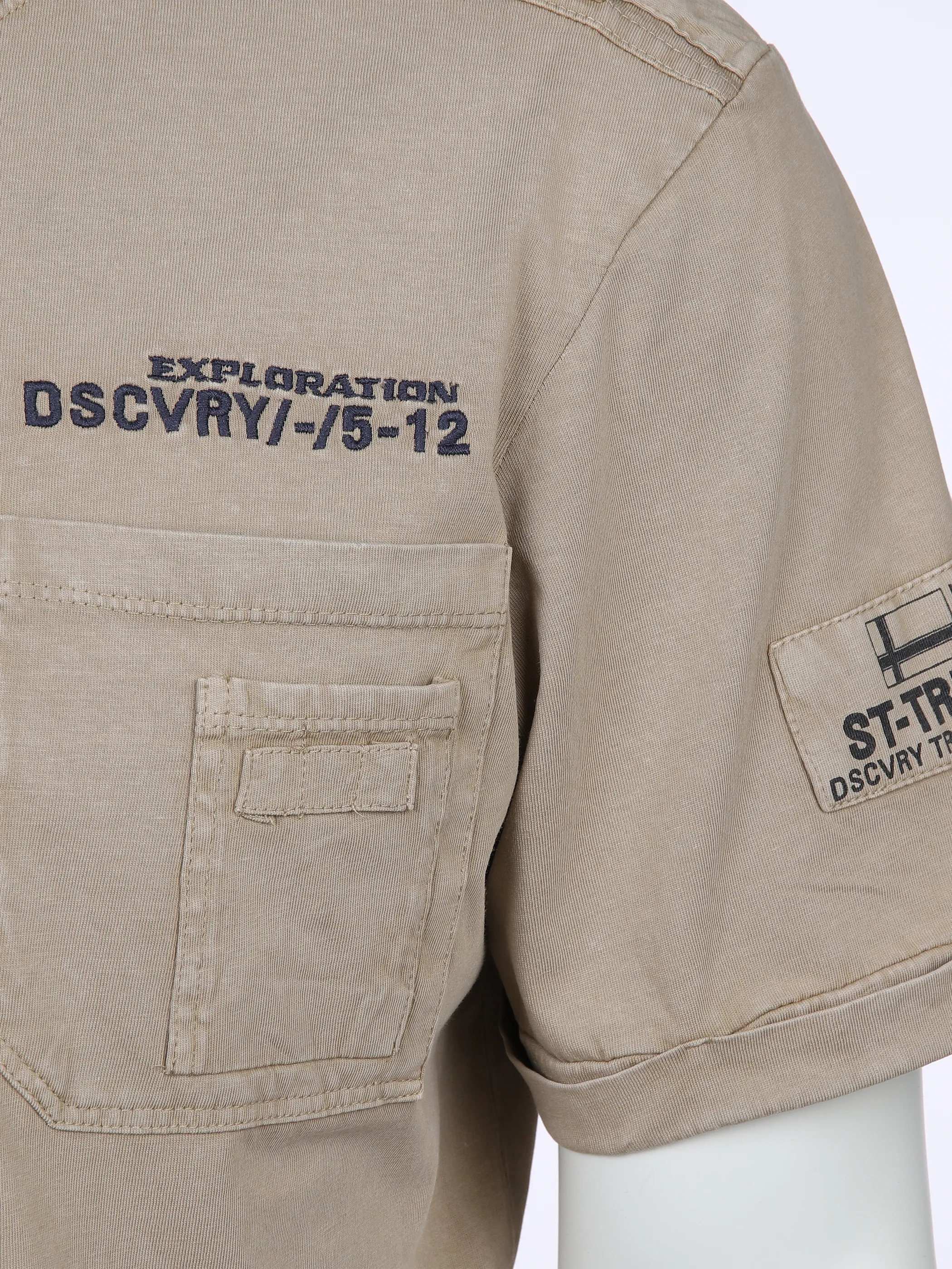 Southern Territory He. T-Shirt 1/2 Arm Cargo Braun 893223 CAMEL 3 Southern Territory He. T-Shirt 1/2 Arm Cargo Braun 893223 CAMEL 3