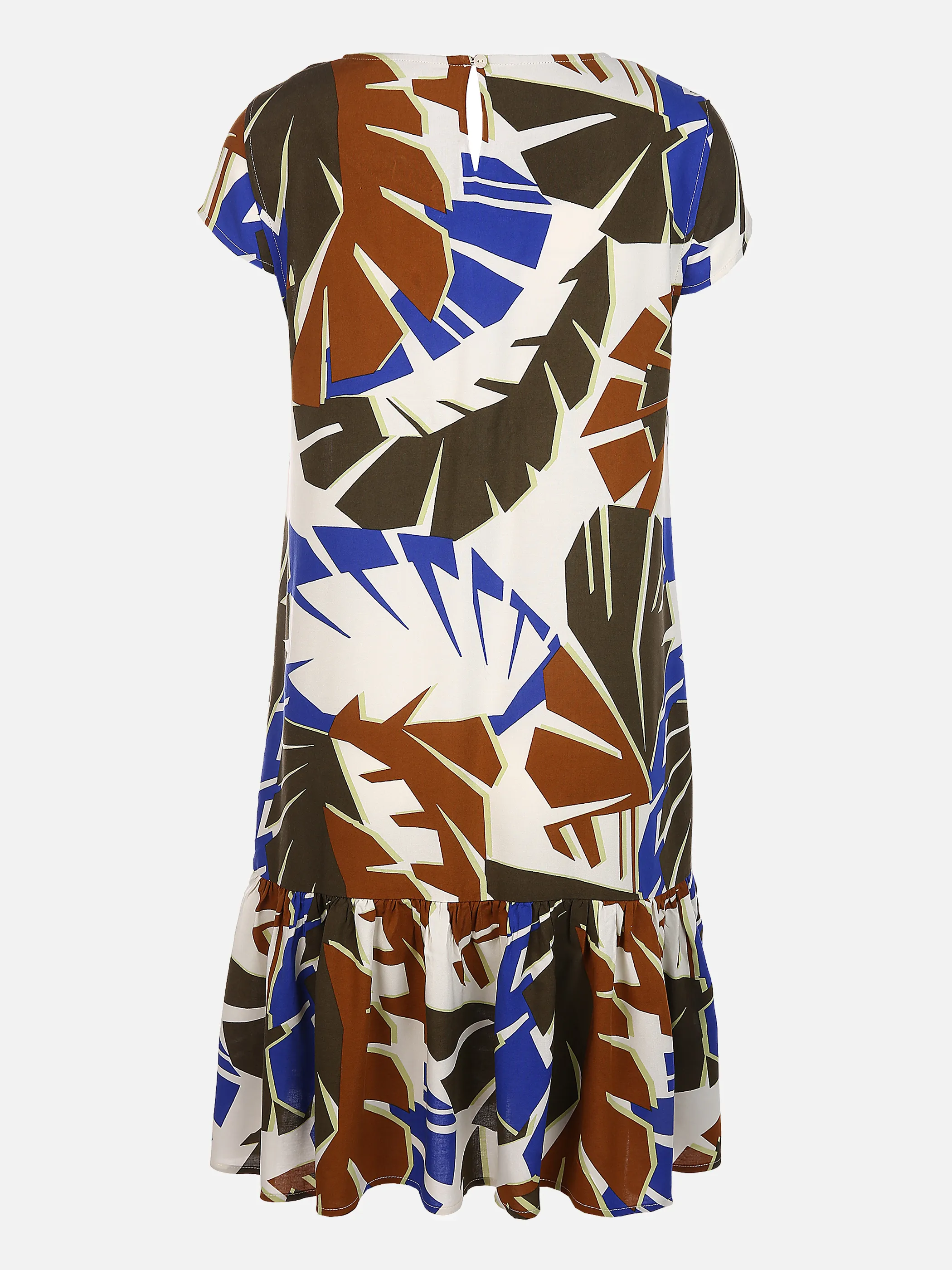 Tom Tailor 1026597 dress printed short sl Weiß 853303 26866 2 Tom Tailor 1026597 dress printed short sl Weiß 853303 26866 2
