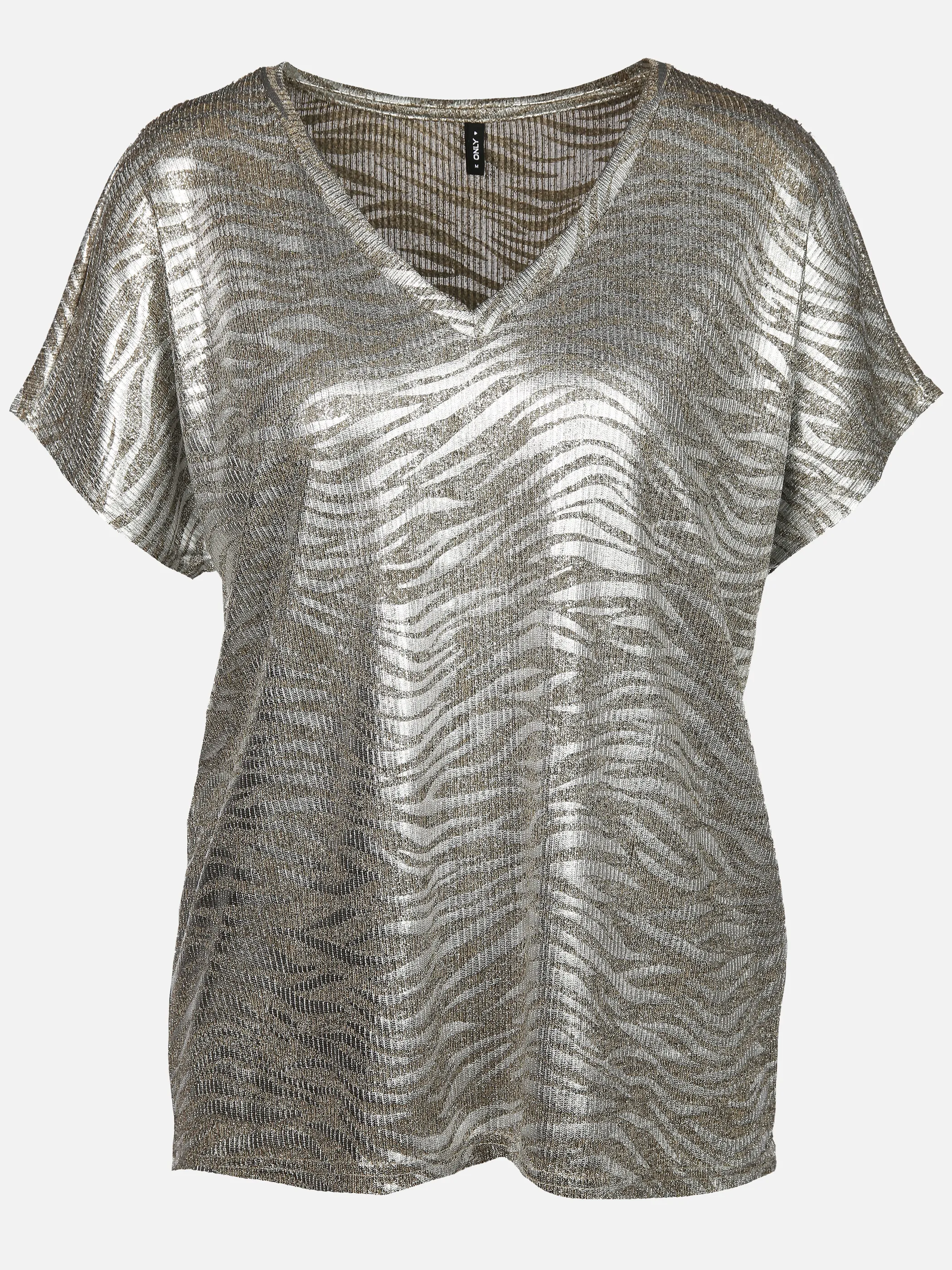 Only 15333628 ONLMIRINDA S/S V-NECK Braun 901330 183019005 1