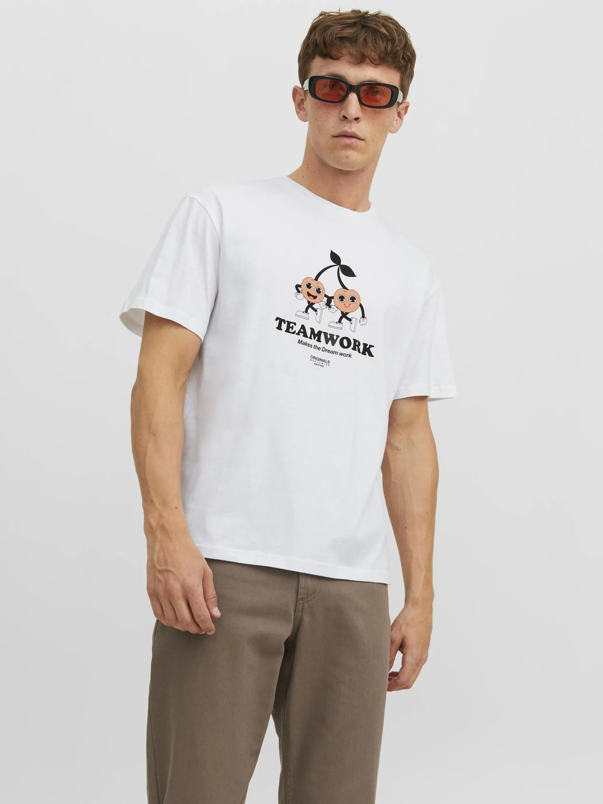 Jack Jones 12238164 JORTOONIE TEE SS CREW Weiß 877747 178074 1