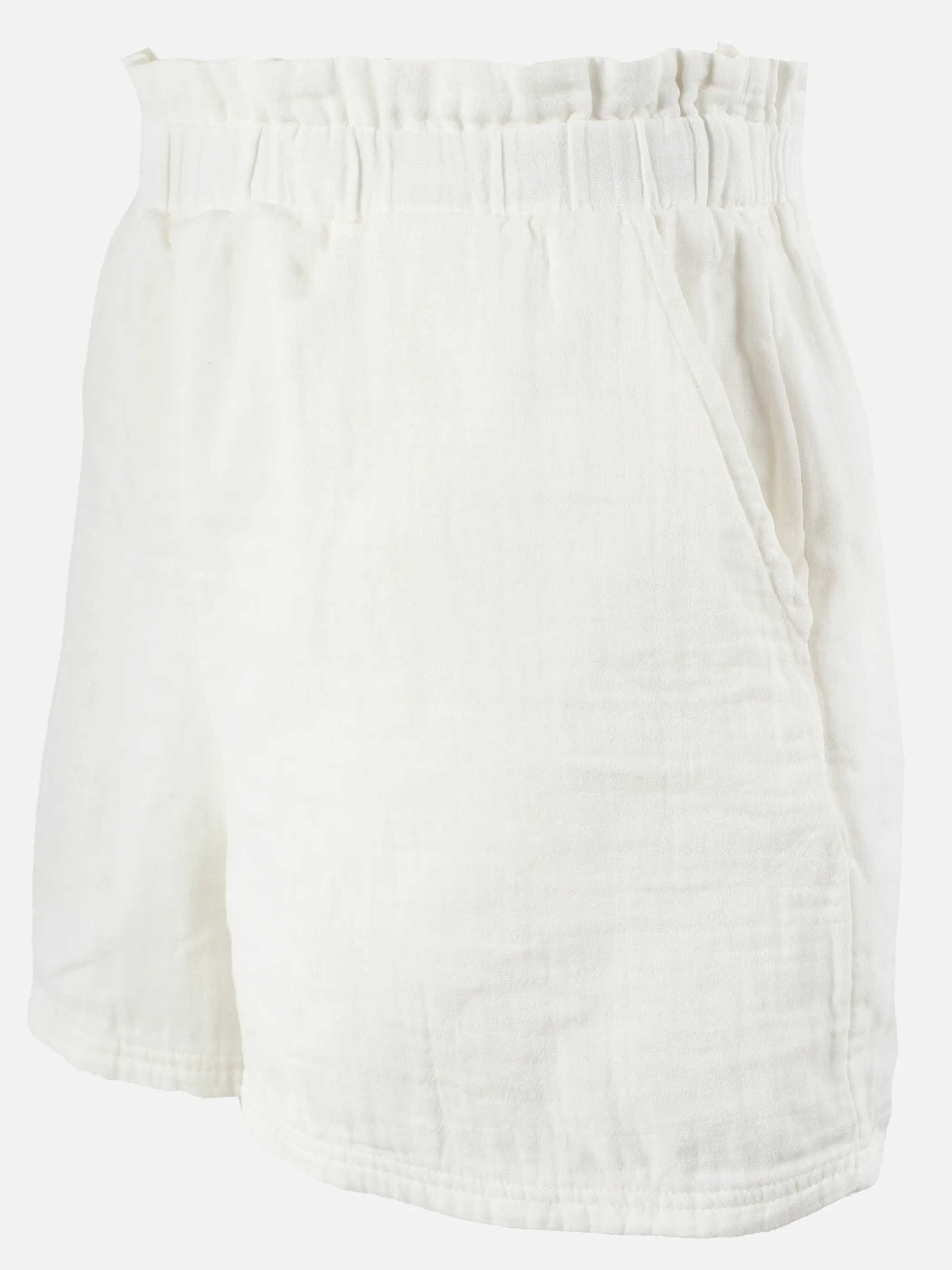 One Way JM Musselin Shorts in weiß und grau Weiß 907401 WEIß 3