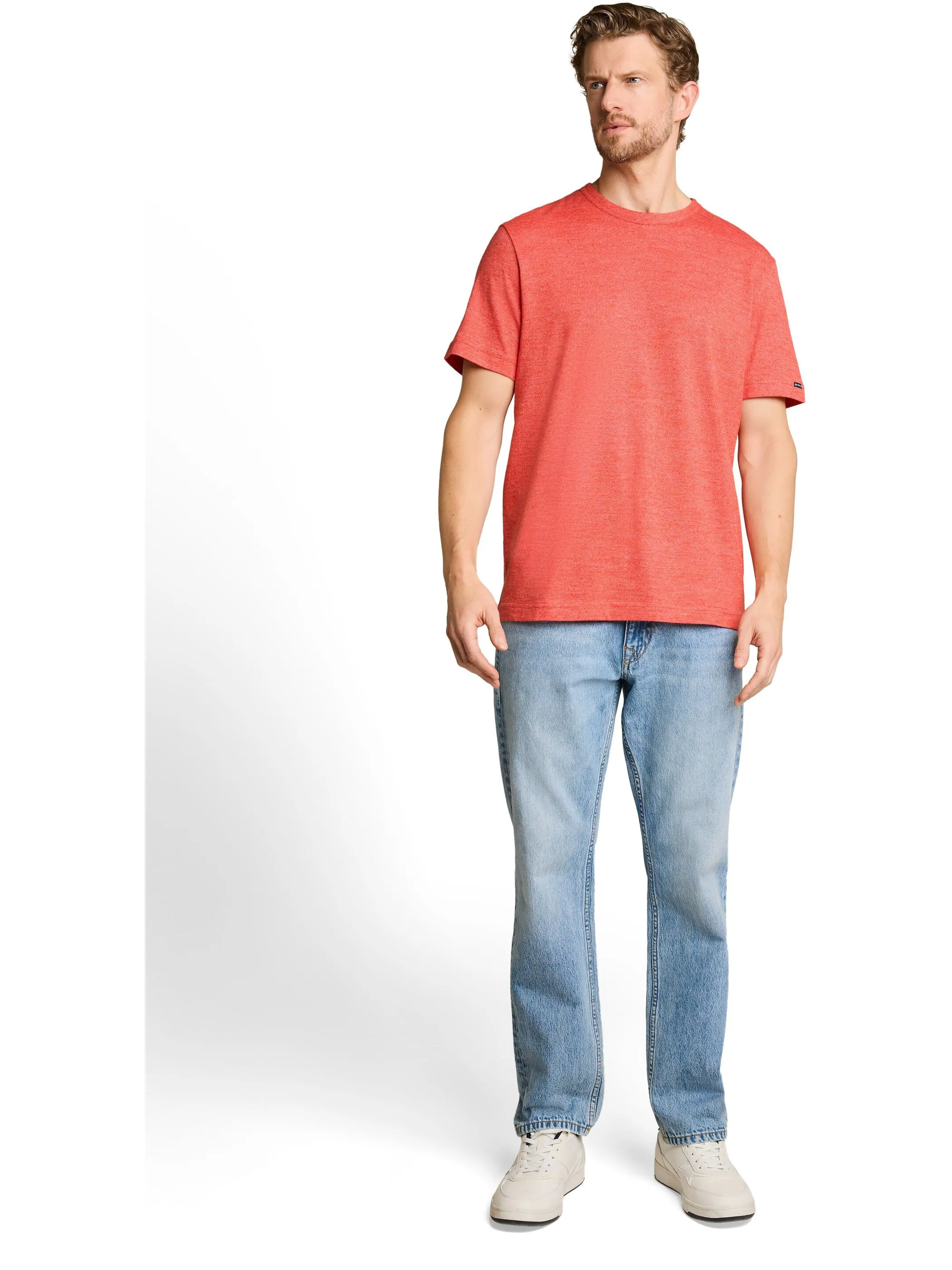Tom Tailor 1051508 fine striped t-shirt Rot 926463 40372 4