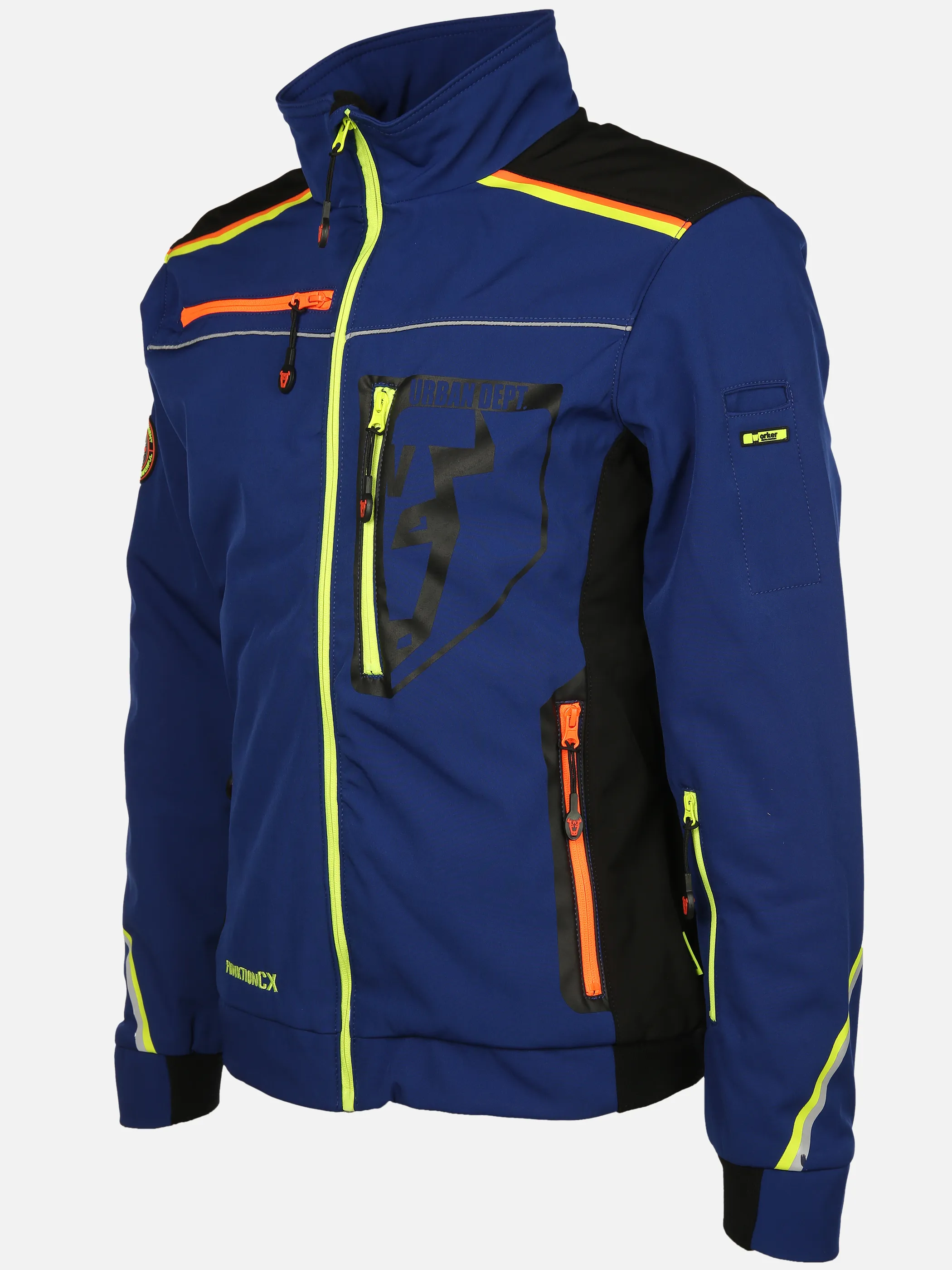 Worker He. Softshellblouson NEON reflective Blau 898410 NAVY 3