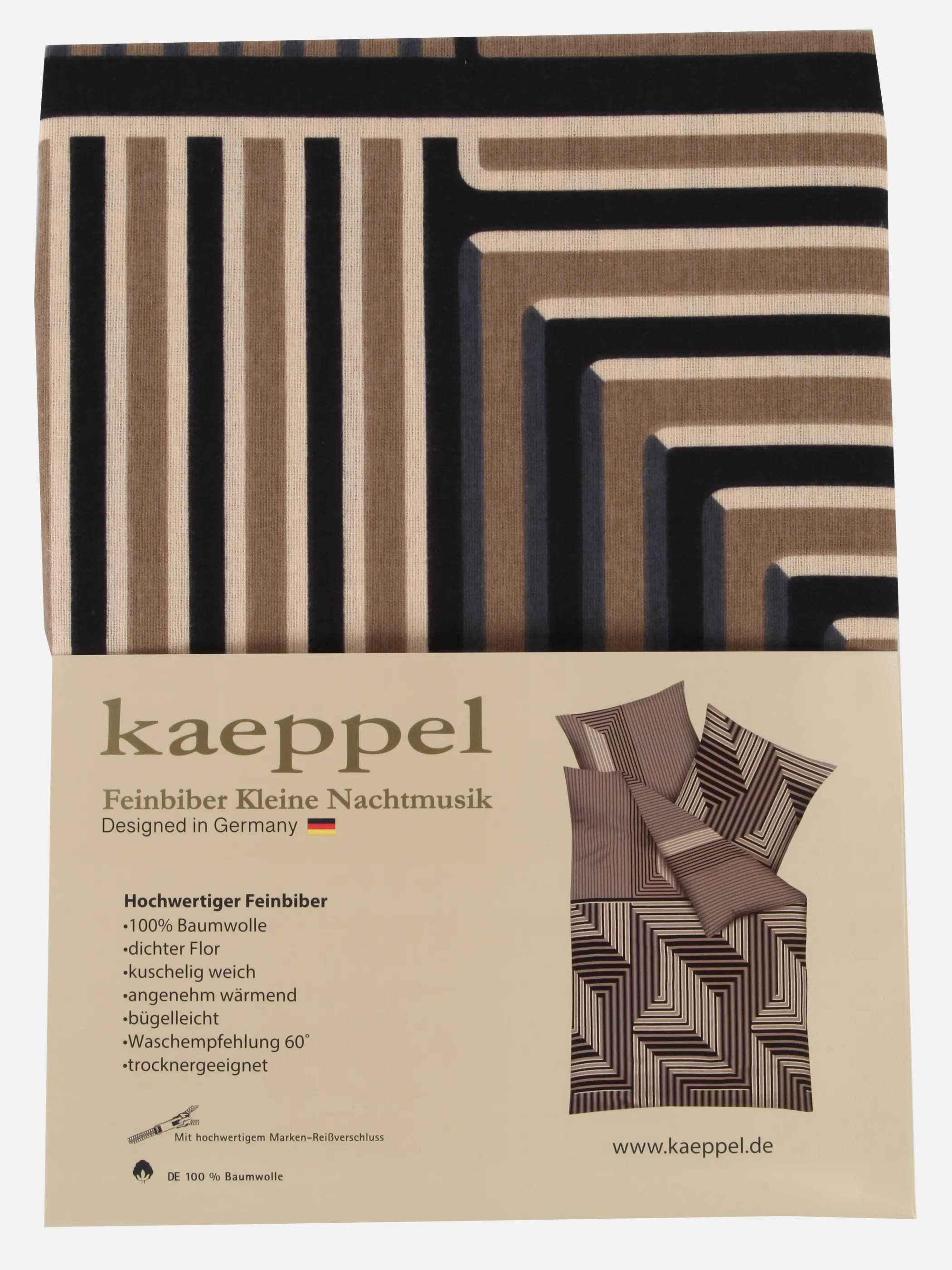 Kaeppel I Biberbettwäsche Escape 155x220 Gelb 918617 GOLD 2