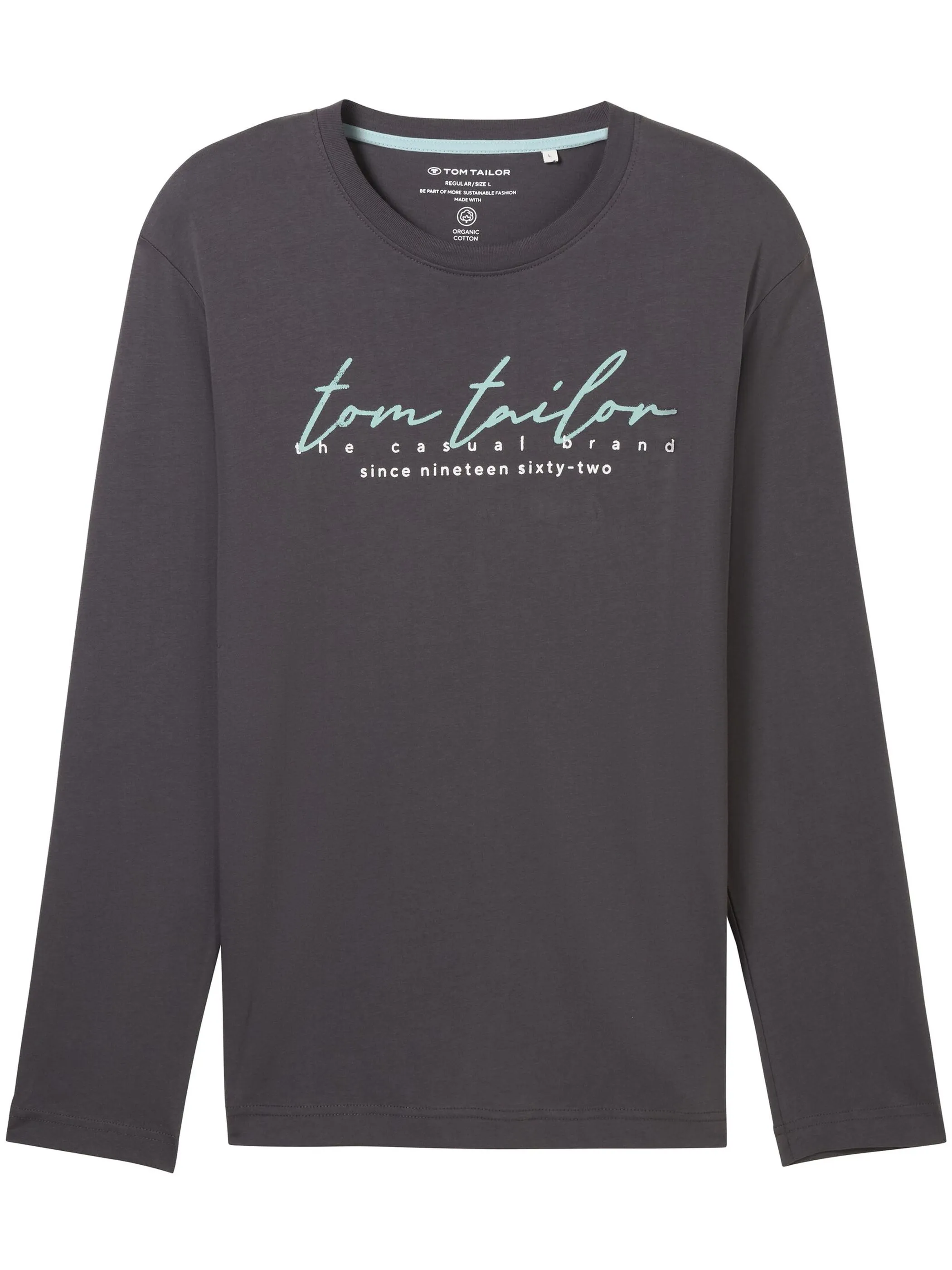 Tom Tailor 1043277 NOS printed longsleeve Grau 898697 10899 1 Tom Tailor 1043277 NOS printed longsleeve Grau 898697 10899 1