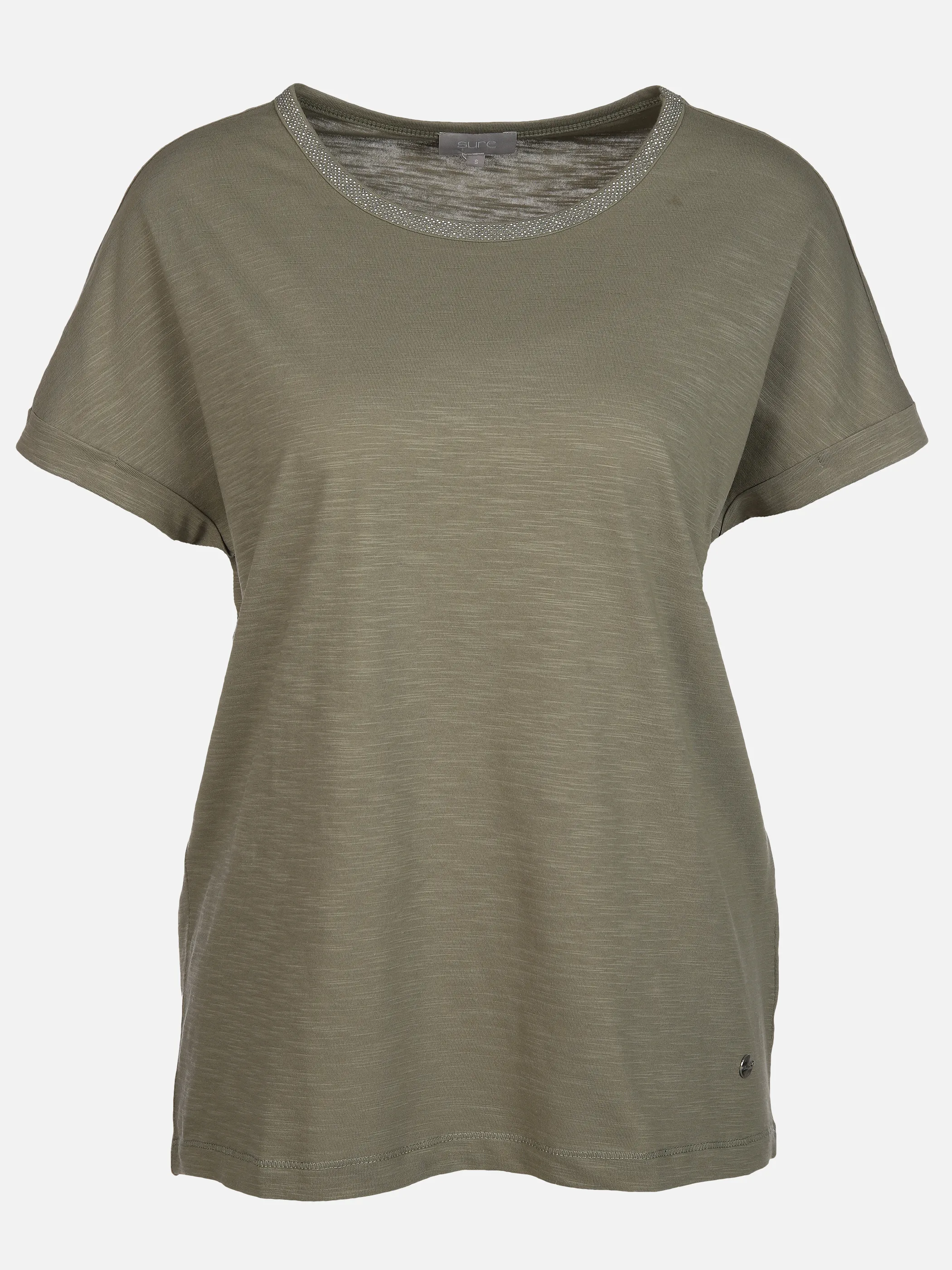 Sure Da-T-Shirt m. Nietendeko Salbei 890103 SALBEI 1