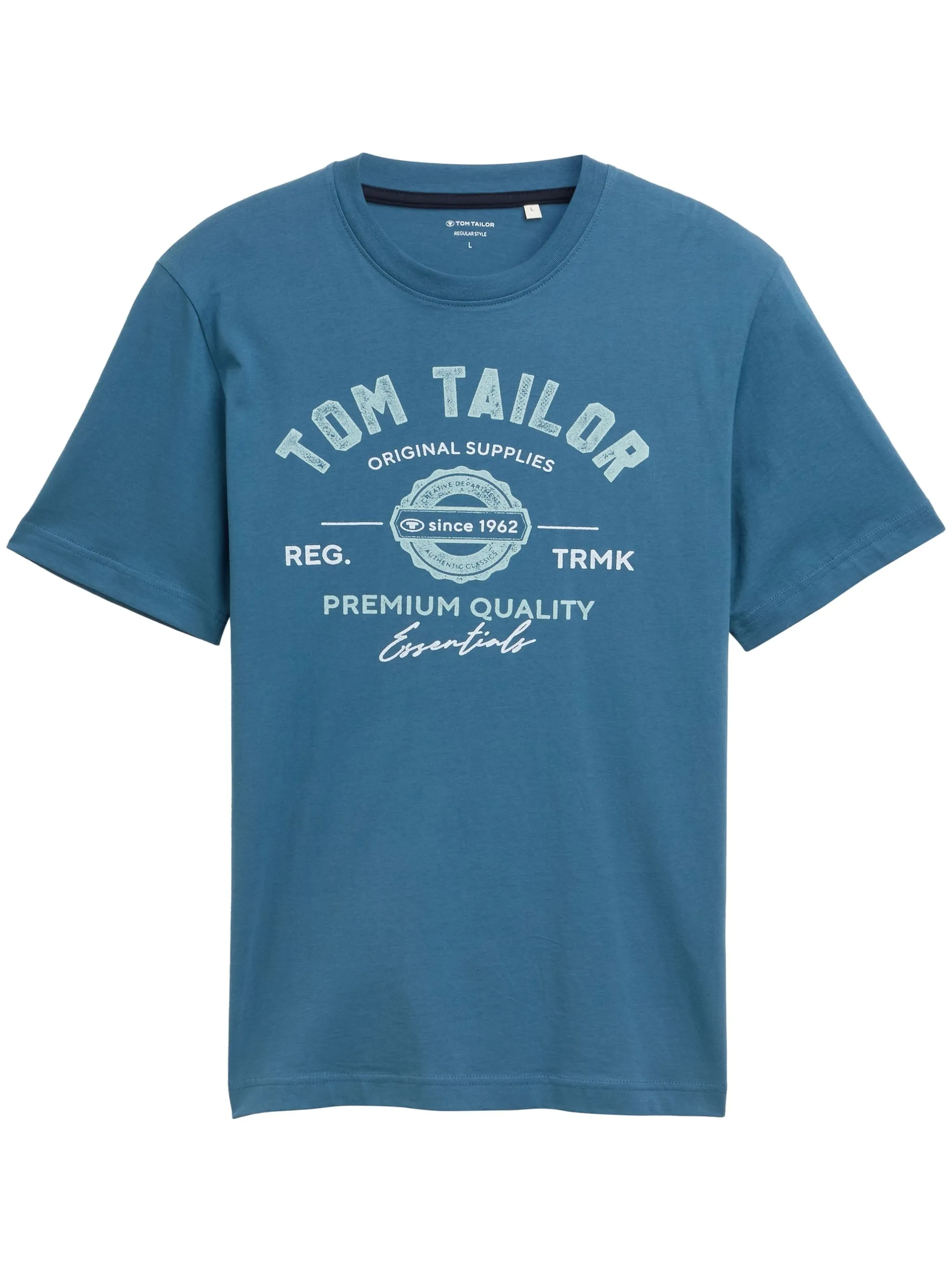 Tom Tailor 1037735 NOS logo tee Blau 884276 38224 1