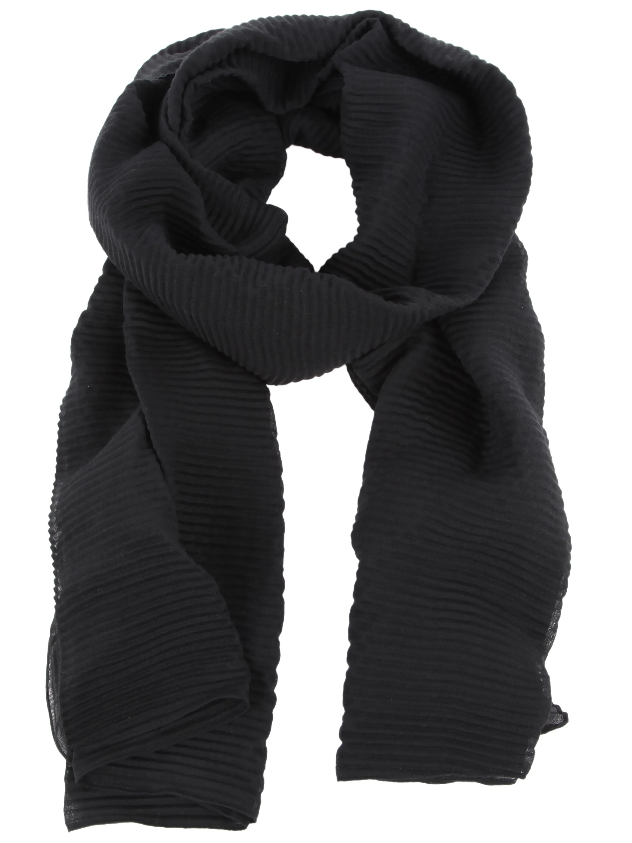 Lisa Tossa Da-Plissee-Tuch Schwarz 923246 SCHWARZ 1