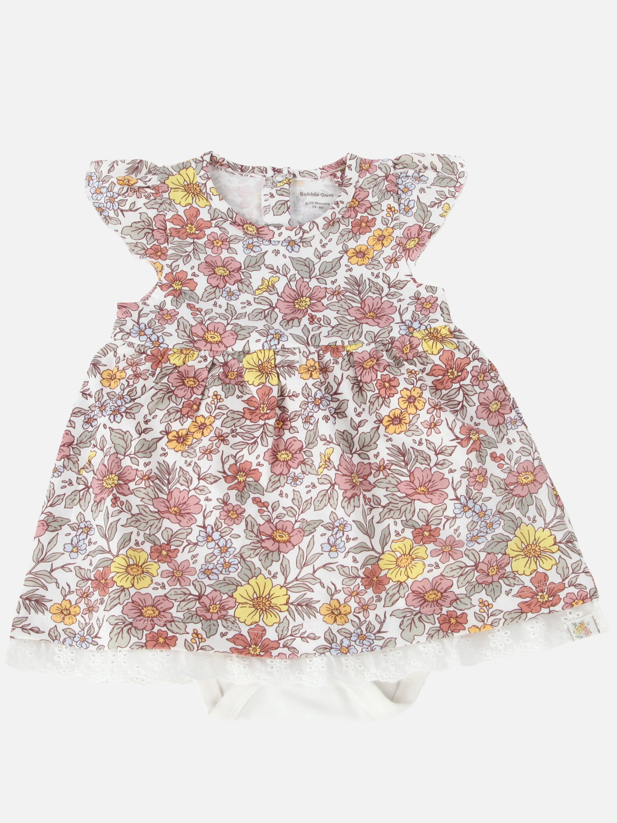 Bubble Gum BG KLeid mit blumen AOP in weiß Weiß 921824 WE 1