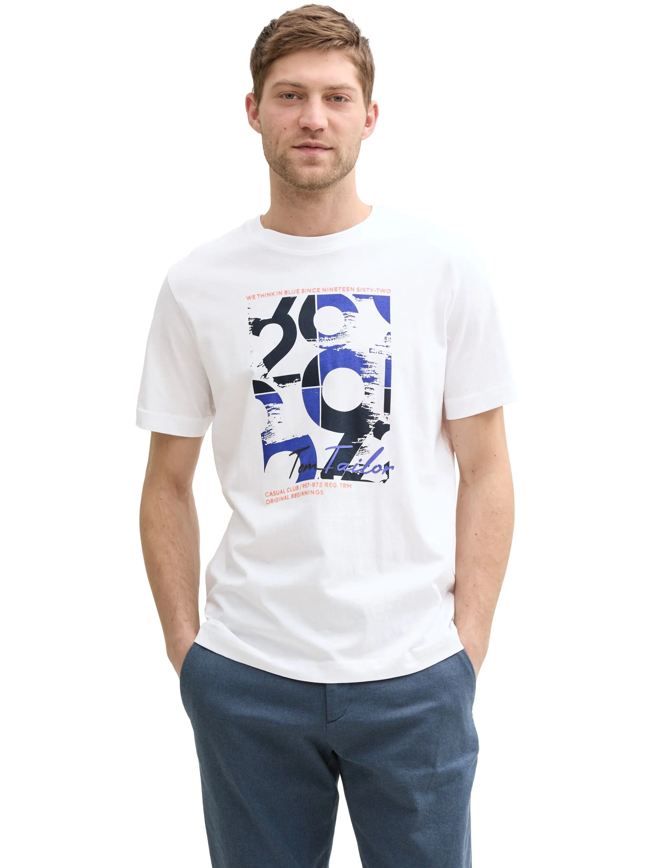 Tom Tailor 1046714 printed t-shirt Weiß 910665 20000 4