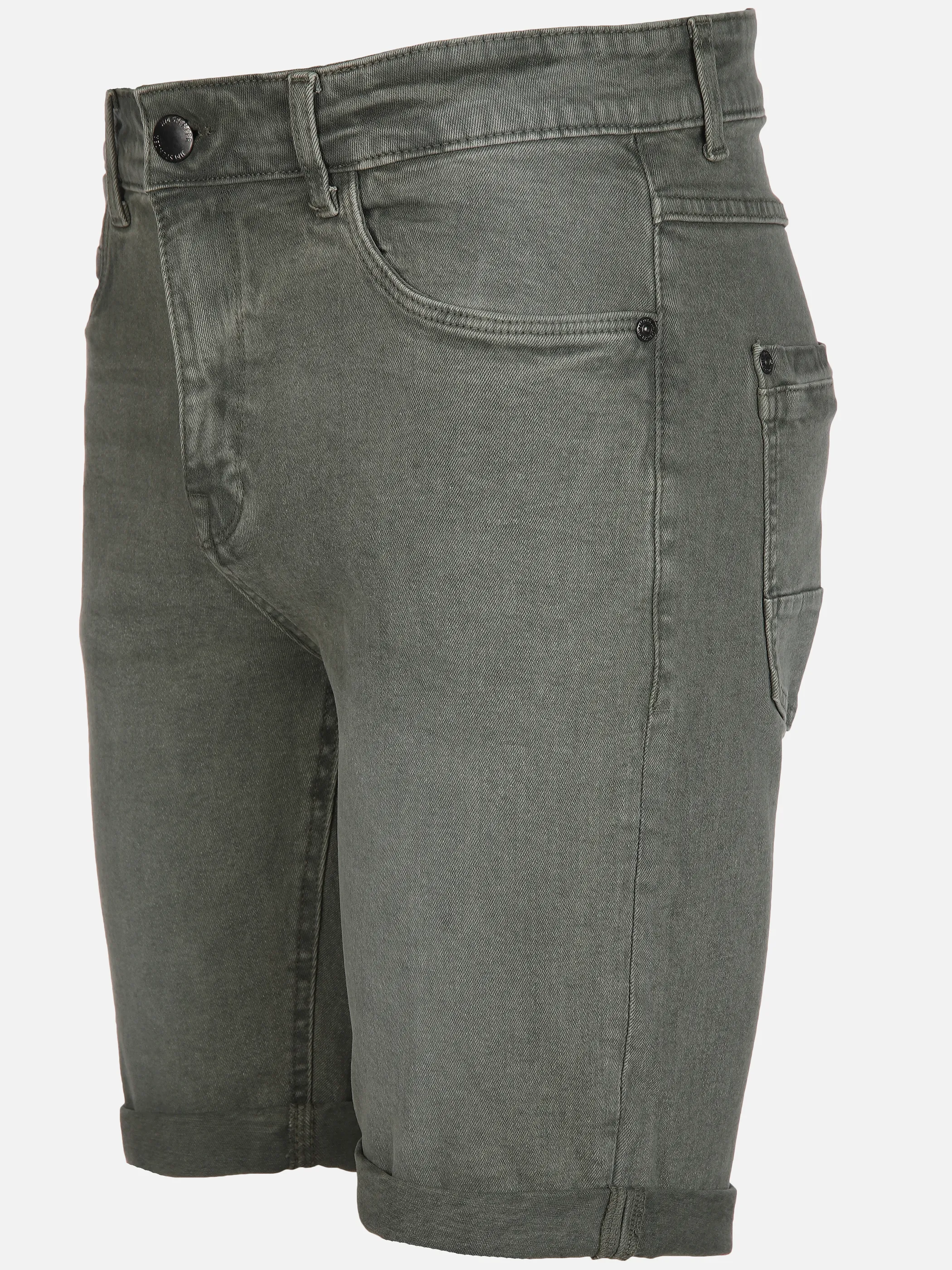 Jim Spencer He. Jeansshort 5 Pocket Grün 832291 OLIVE 3