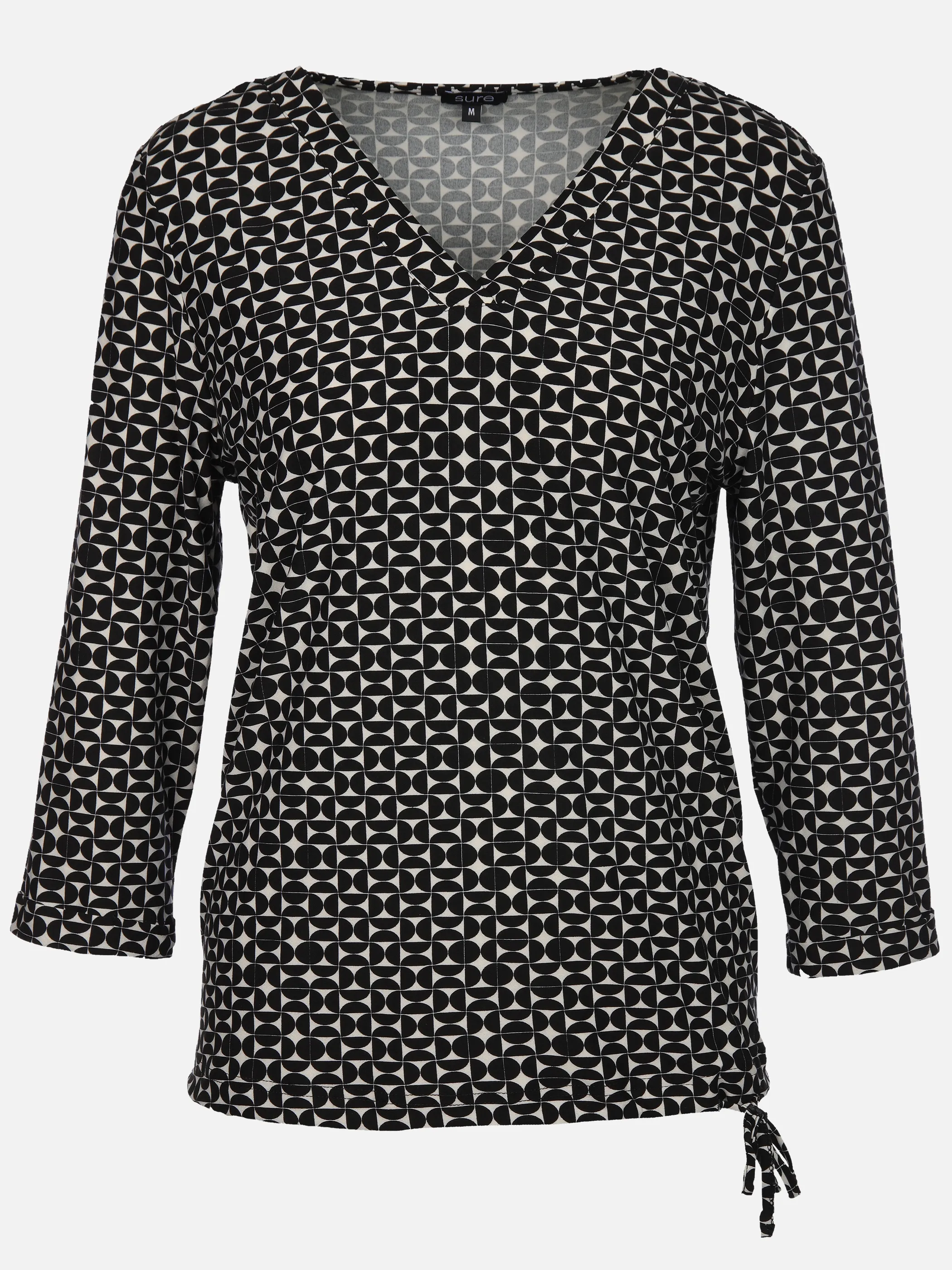 Sure Da-Alloverprint-Shirt Schwarz 912768 BEAUTY 1